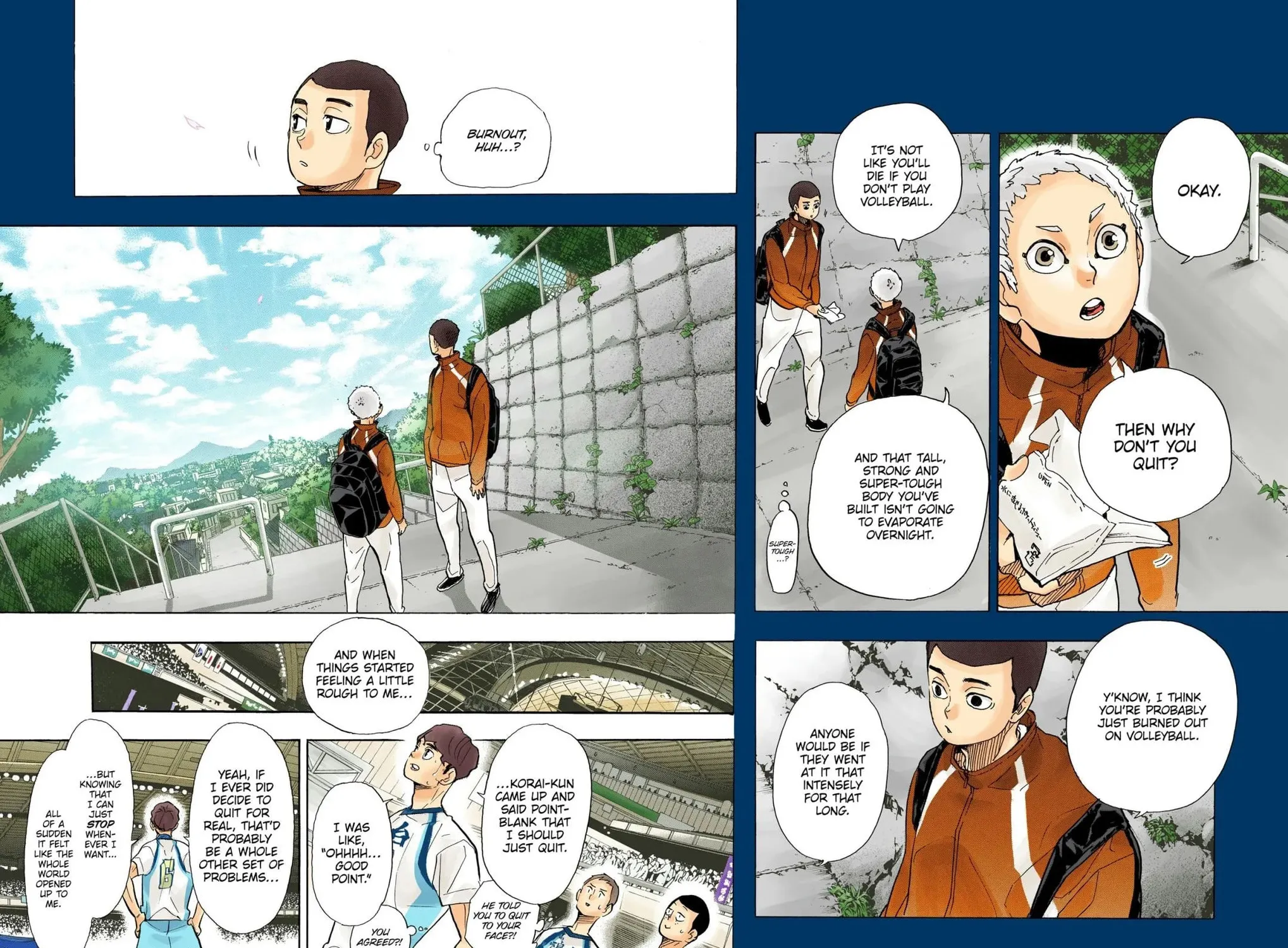 Read Haikyu!! (Official Colored) (Colored) chapter 351 image 26 on Lezhin