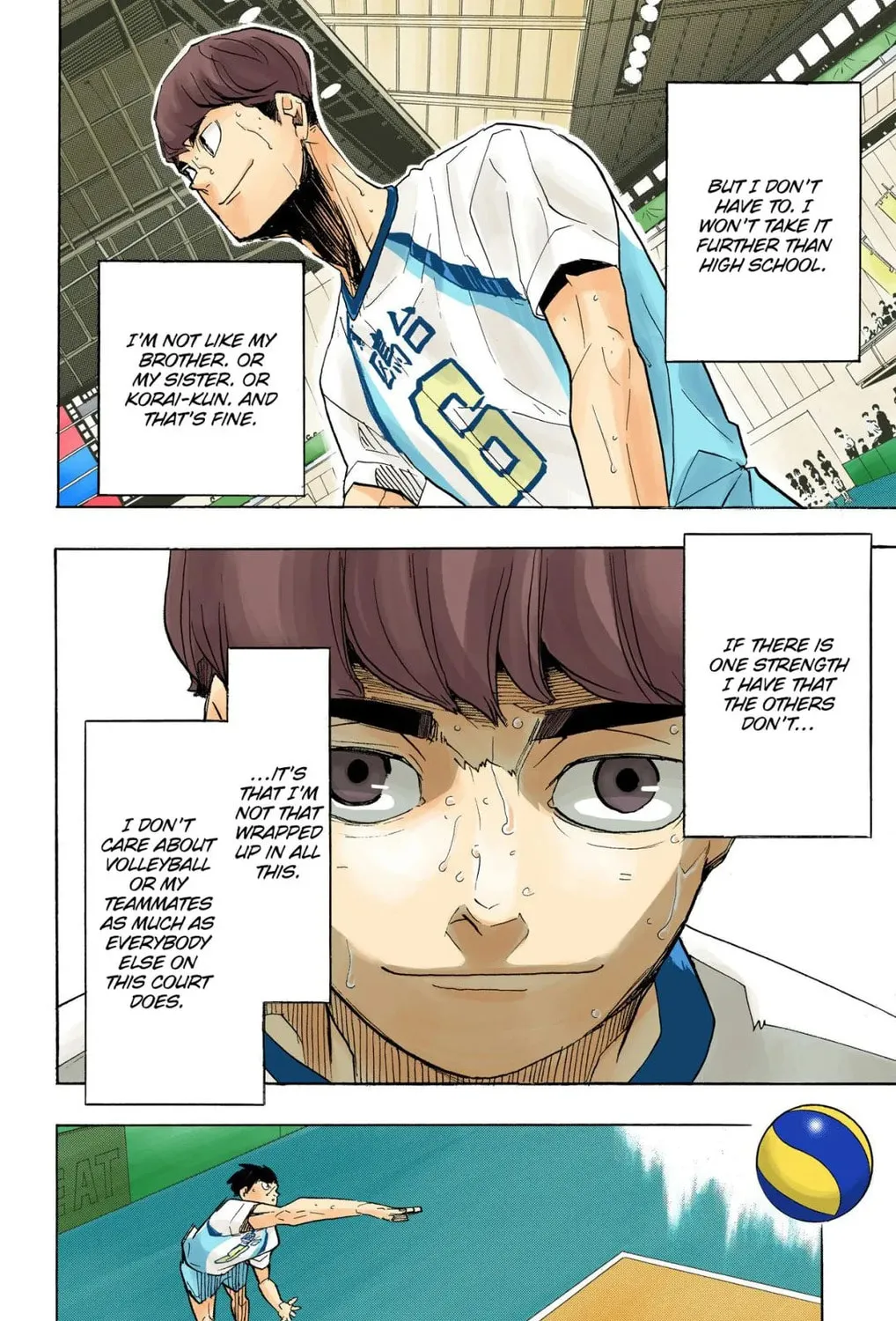Read Haikyu!! (Official Colored) (Colored) chapter 351 image 32 on Lezhin