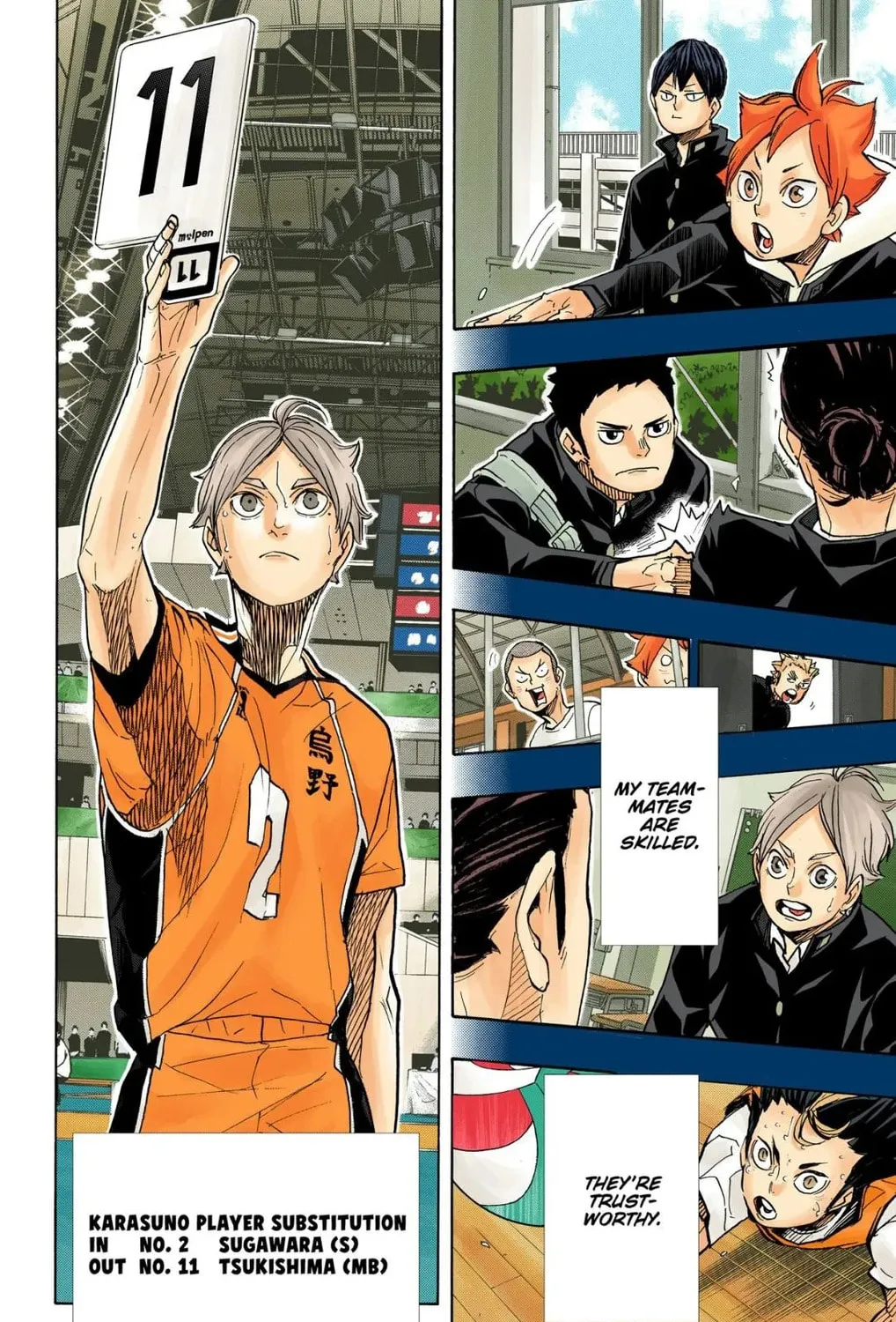 Read Haikyu!! (Official Colored) (Colored) chapter 352 image 26 on Lezhin