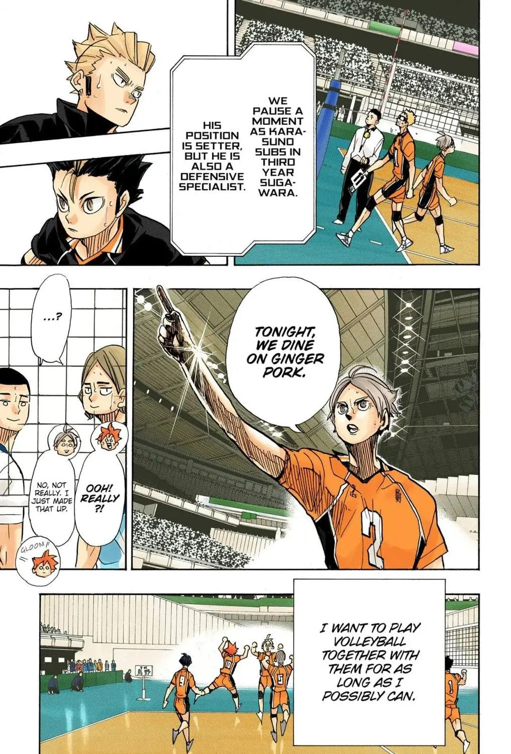 Read Haikyu!! (Official Colored) (Colored) chapter 352 image 28 on Lezhin