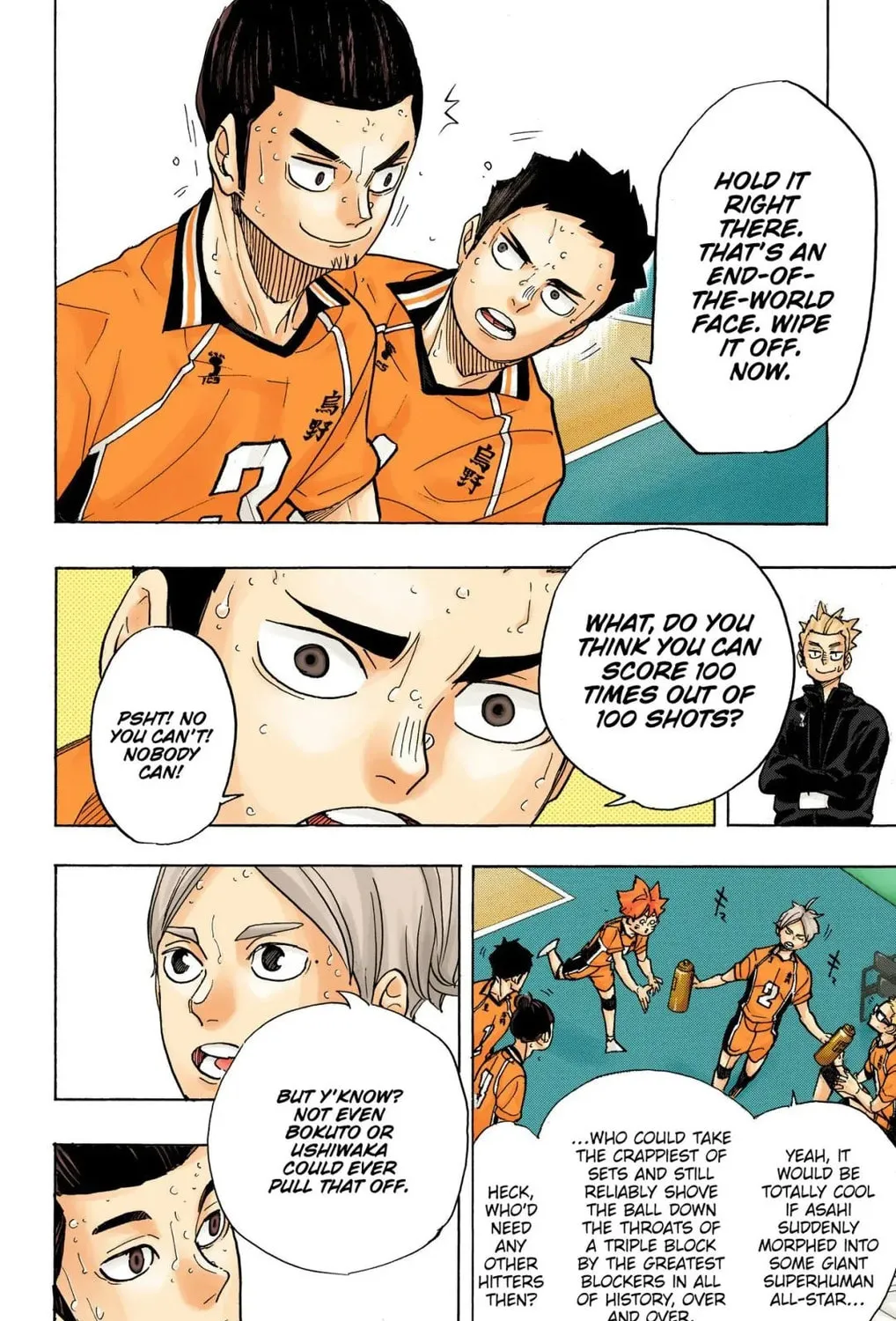 Read Haikyu!! (Official Colored) (Colored) chapter 352 image 6 on Lezhin