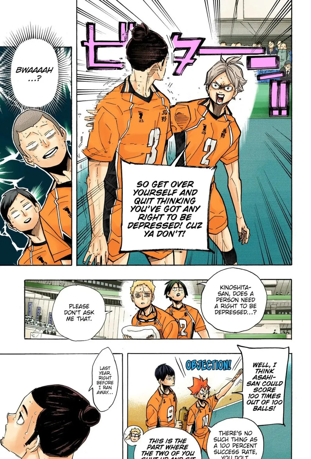Read Haikyu!! (Official Colored) (Colored) chapter 352 image 8 on Lezhin