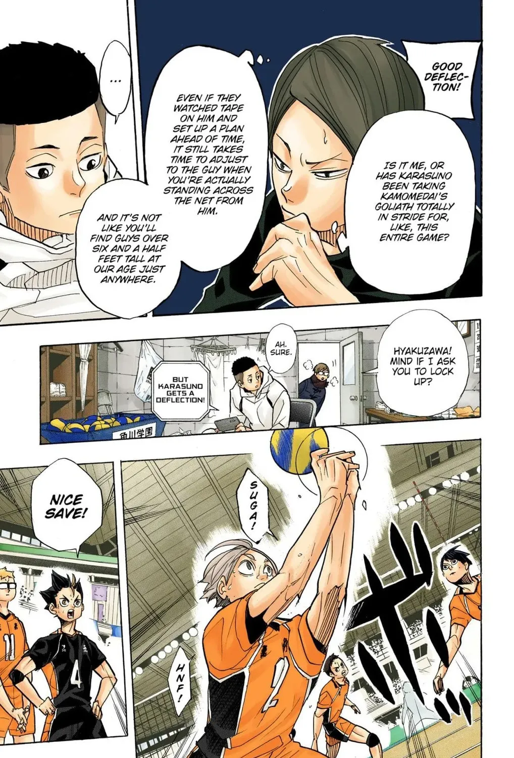 Read Haikyu!! (Official Colored) (Colored) chapter 353 image 12 on Lezhin