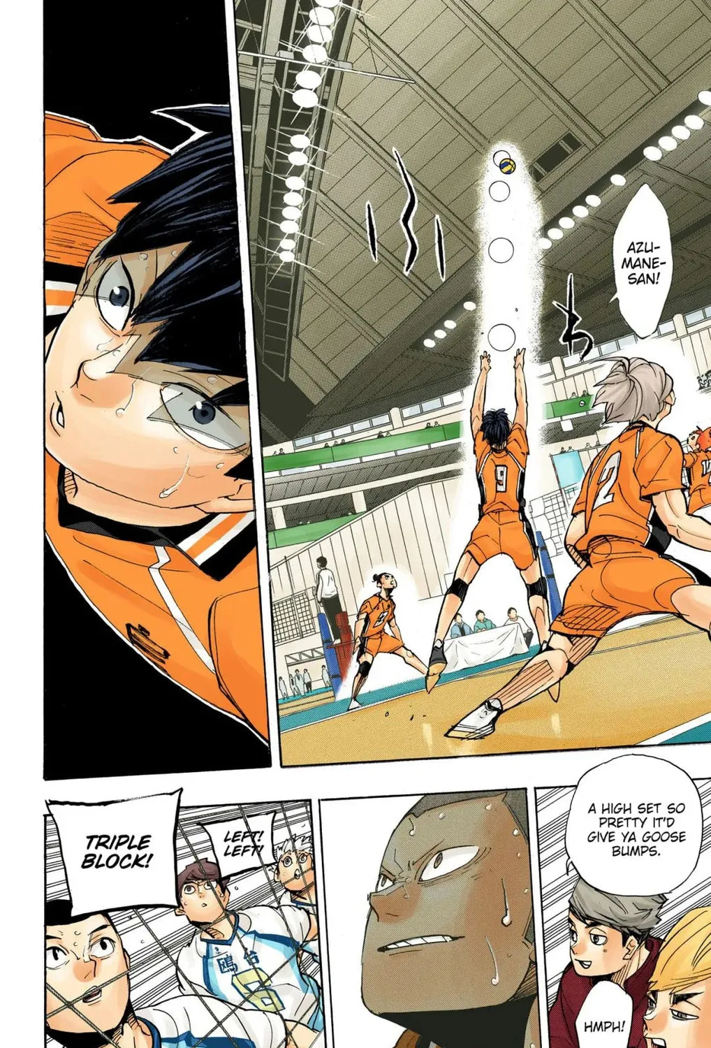Read Haikyu!! (Official Colored) (Colored) chapter 353 image 14 on Lezhin