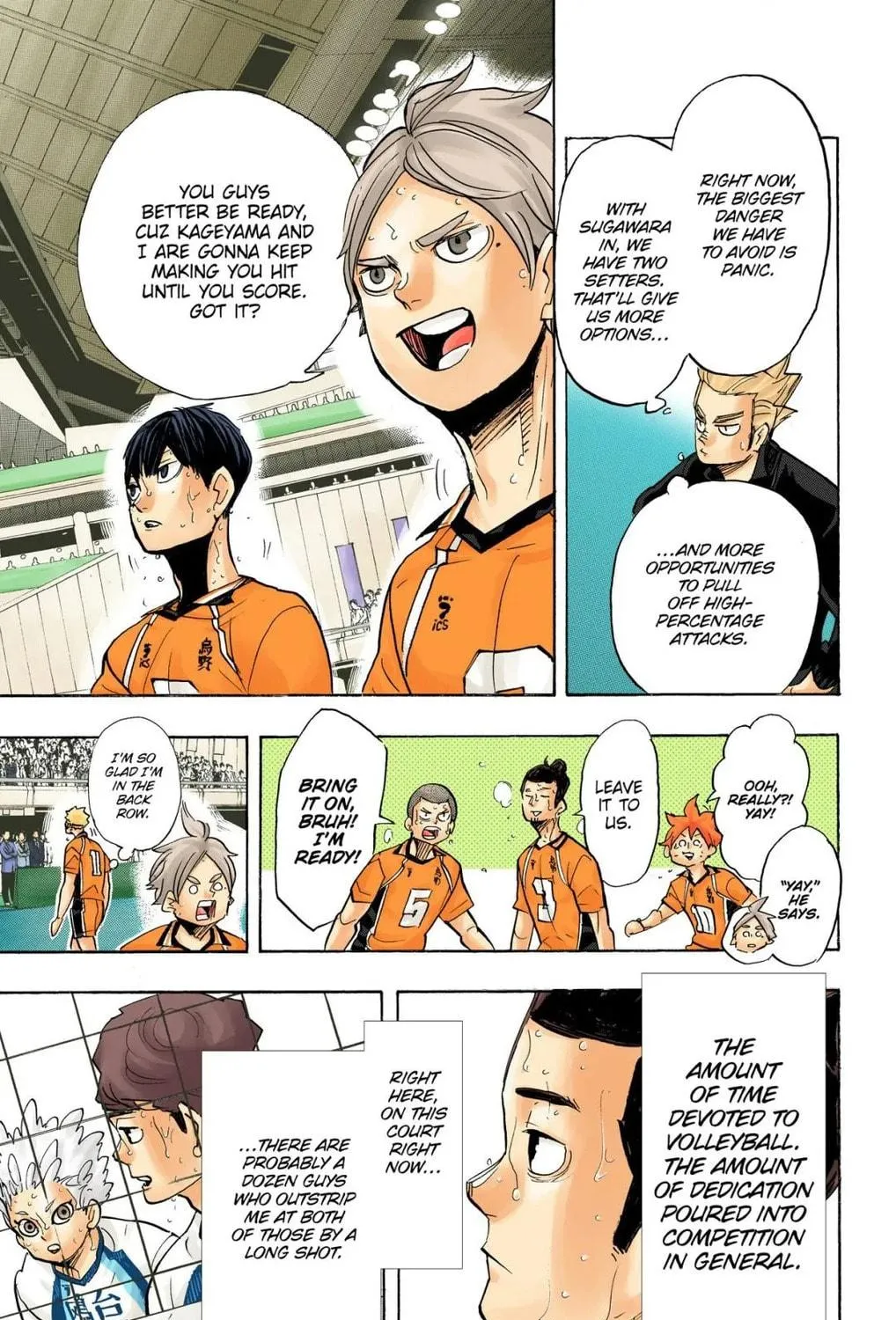 Read Haikyu!! (Official Colored) (Colored) chapter 353 image 4 on Lezhin