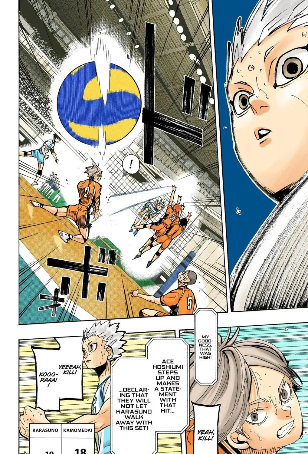 Read Haikyu!! (Official Colored) (Colored) chapter 355 image 10 on Lezhin