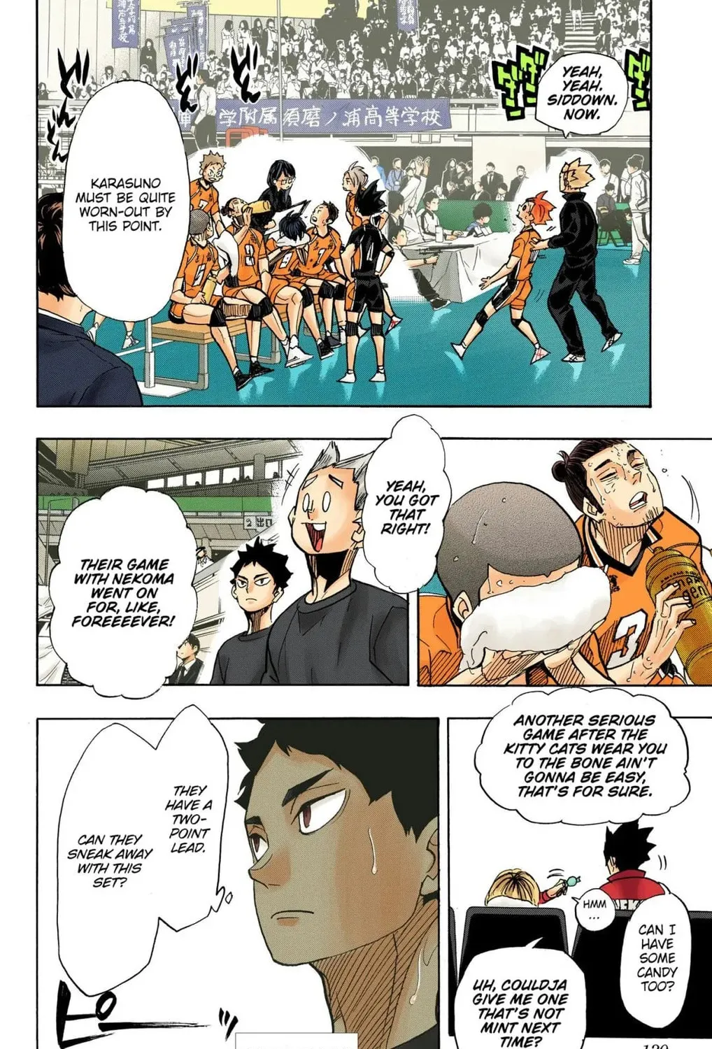 Read Haikyu!! (Official Colored) (Colored) chapter 355 image 6 on Lezhin