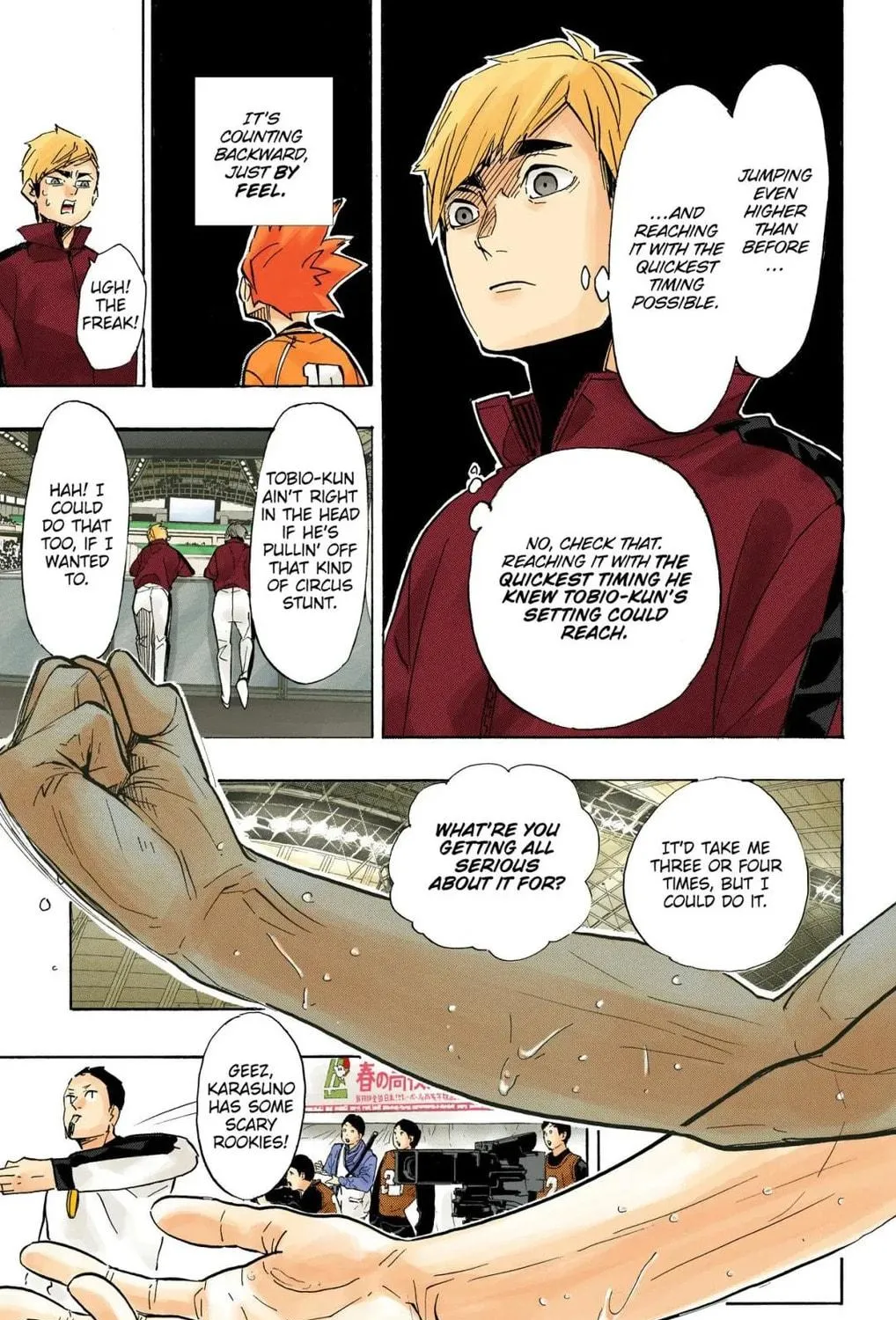 Read Haikyu!! (Official Colored) (Colored) chapter 356 image 10 on Lezhin