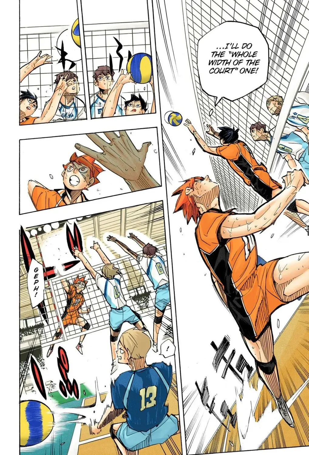 Read Haikyu!! (Official Colored) (Colored) chapter 356 image 18 on Lezhin