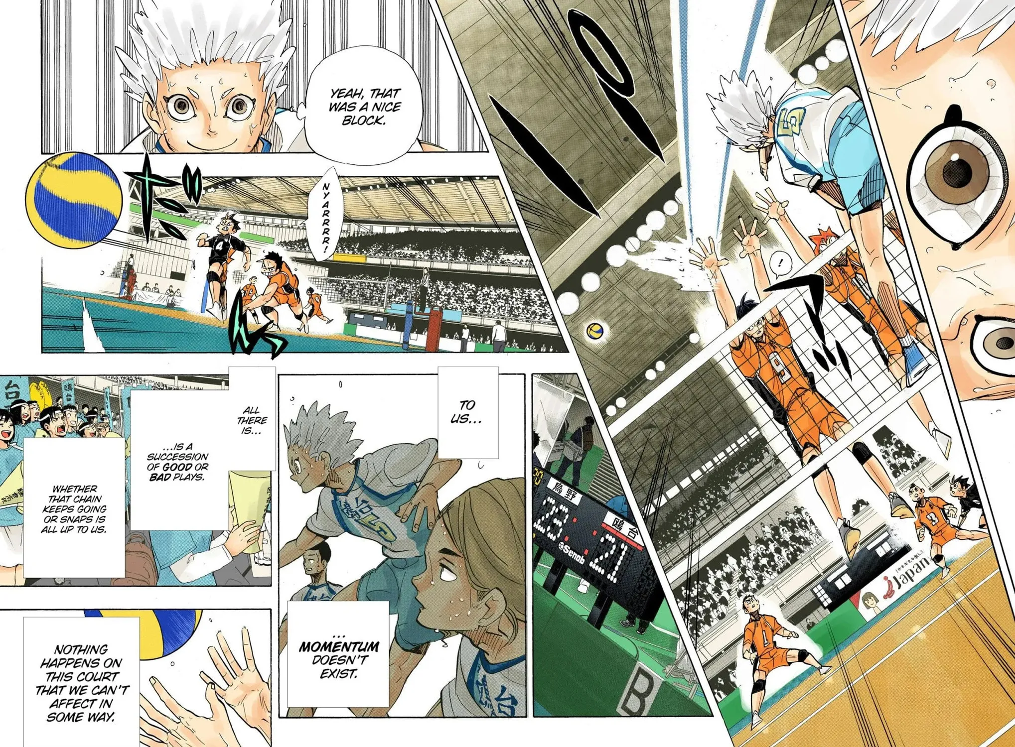 Read Haikyu!! (Official Colored) (Colored) chapter 356 image 26 on Lezhin
