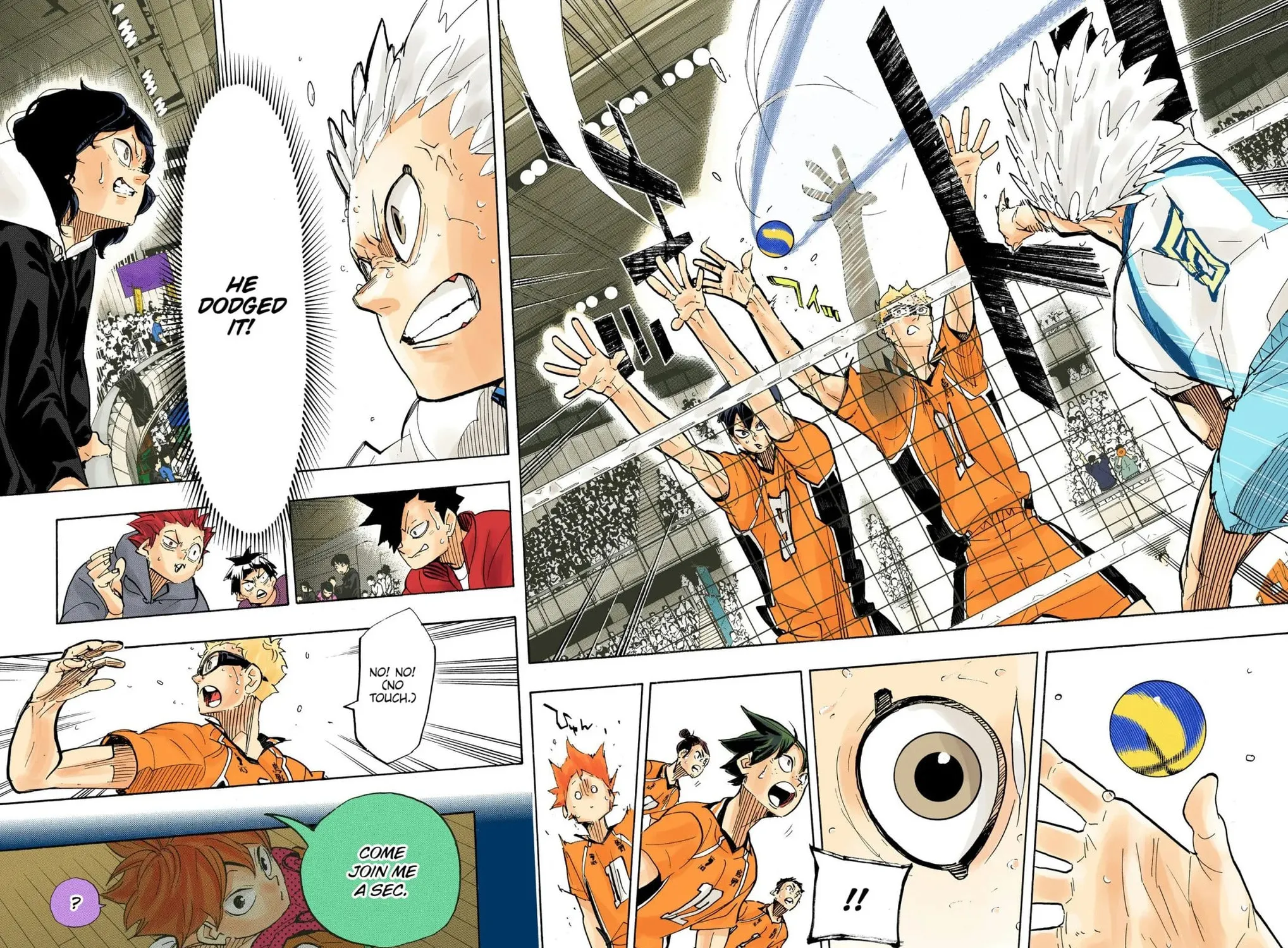 Read Haikyu!! (Official Colored) (Colored) chapter 357 image 21 on Lezhin