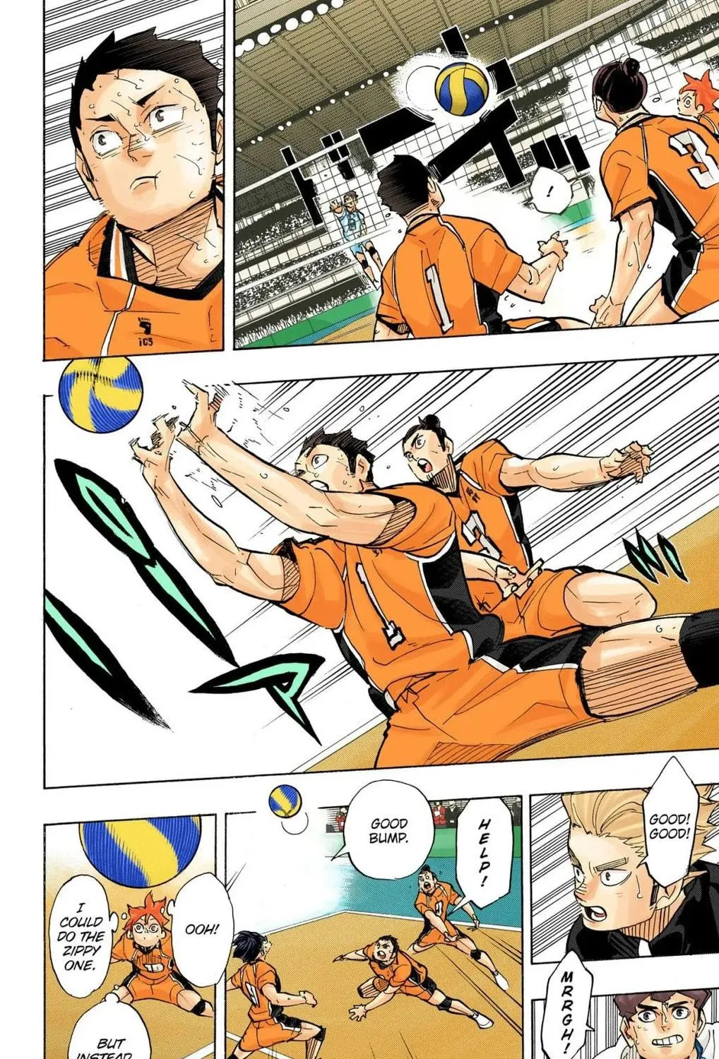 Read Haikyu!! (Official Colored) (Colored) chapter 357 image 3 on Lezhin