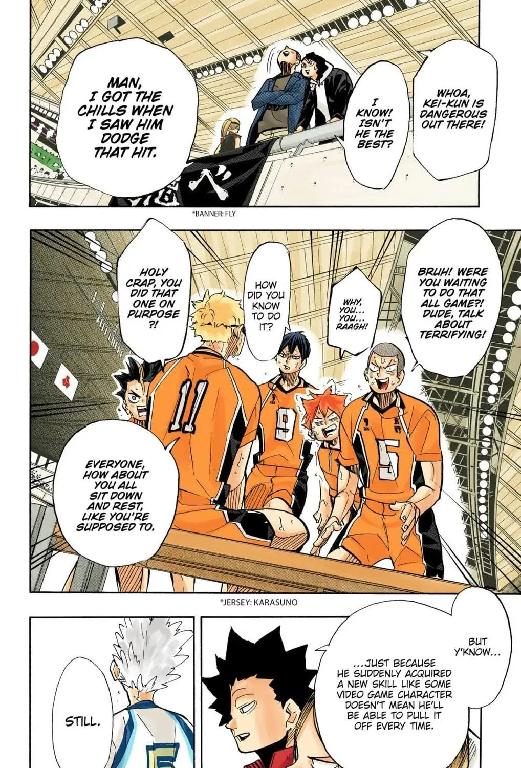 Read Haikyu!! (Official Colored) (Colored) chapter 358 image 10 on Lezhin