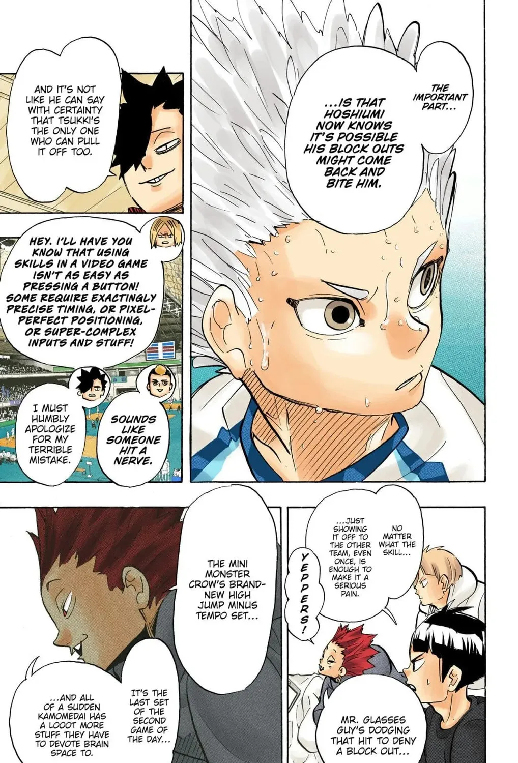 Read Haikyu!! (Official Colored) (Colored) chapter 358 image 12 on Lezhin