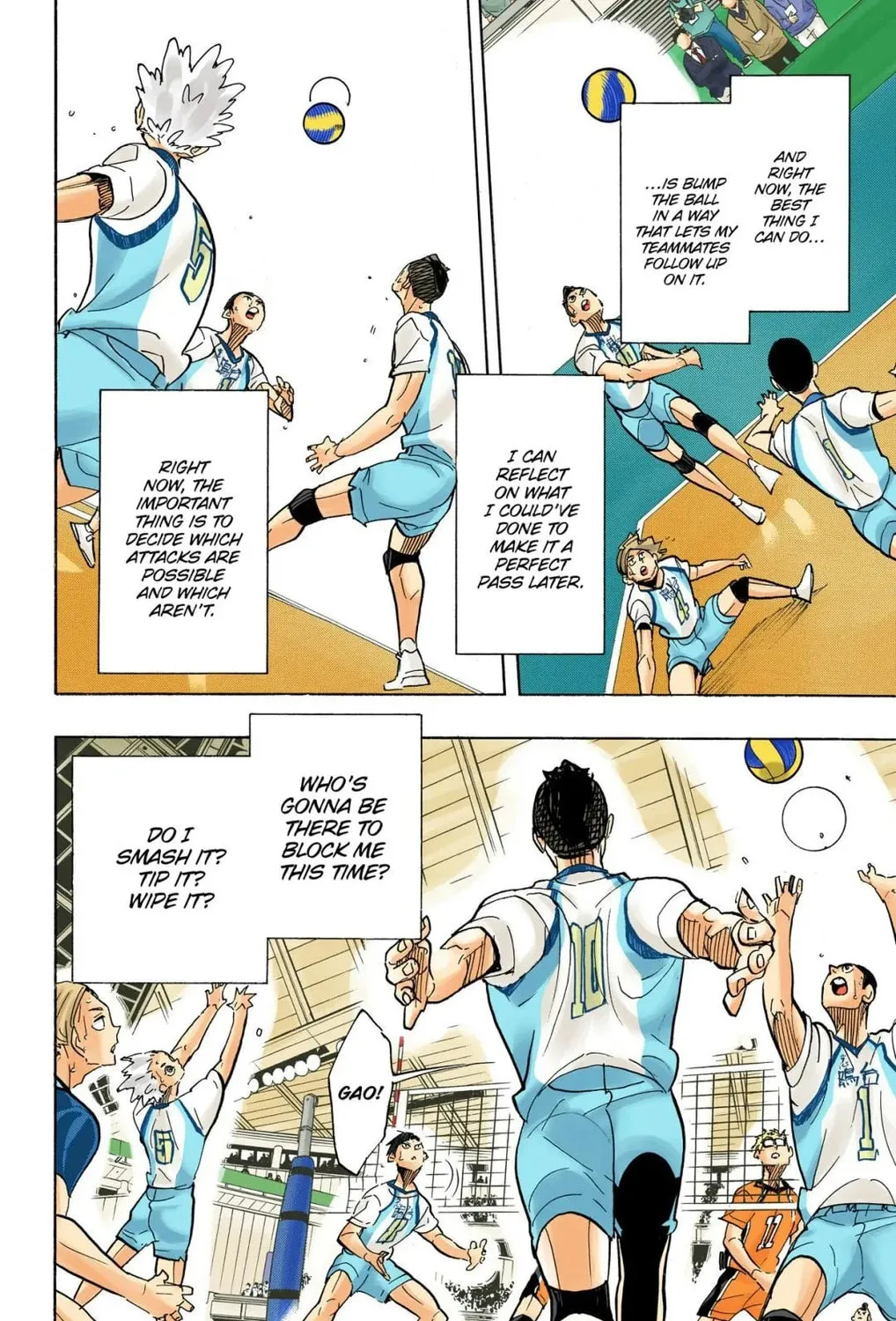 Read Haikyu!! (Official Colored) (Colored) chapter 358 image 32 on Lezhin