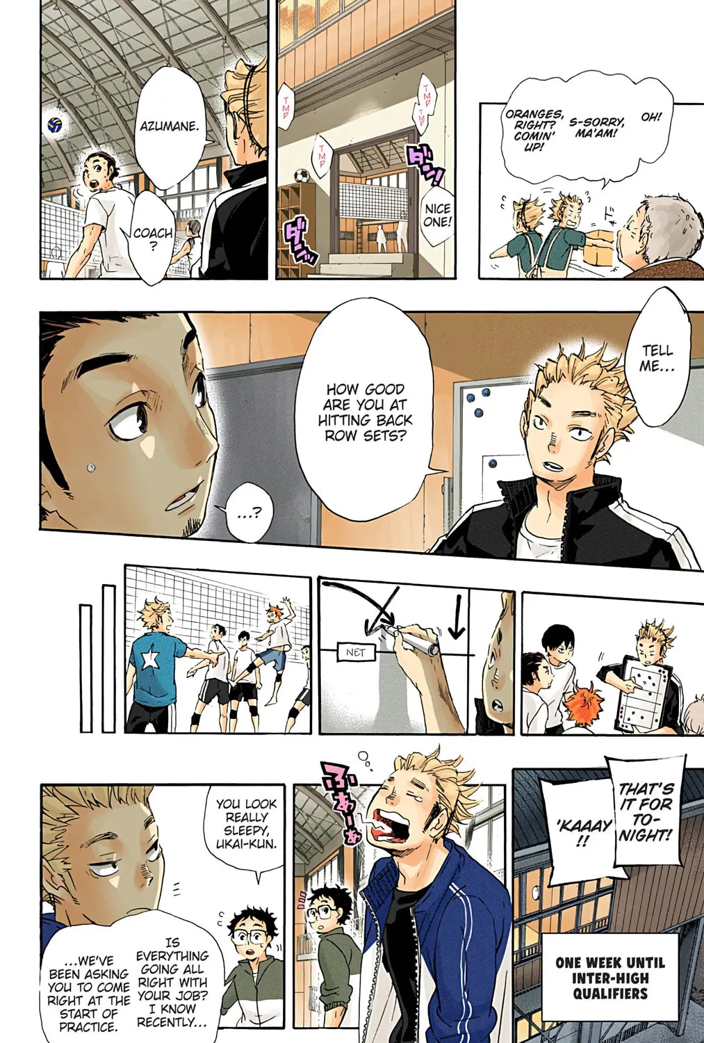Read Haikyu!! (Official Colored) (Colored) chapter 36 image 14 on Lezhin