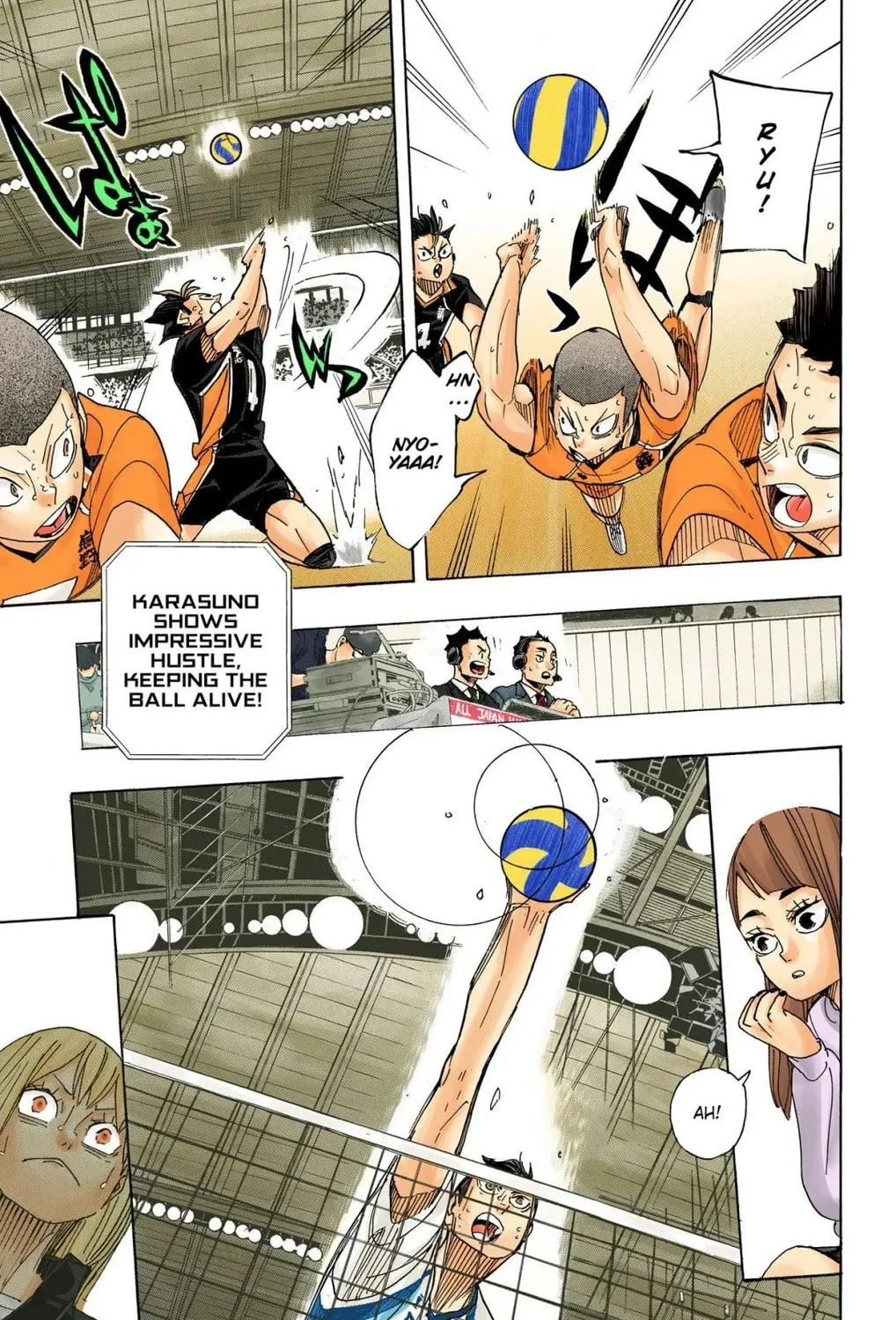Read Haikyu!! (Official Colored) (Colored) chapter 361 image 2 on Lezhin