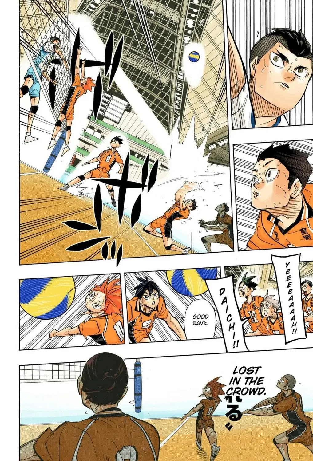 Read Haikyu!! (Official Colored) (Colored) chapter 361 image 4 on Lezhin
