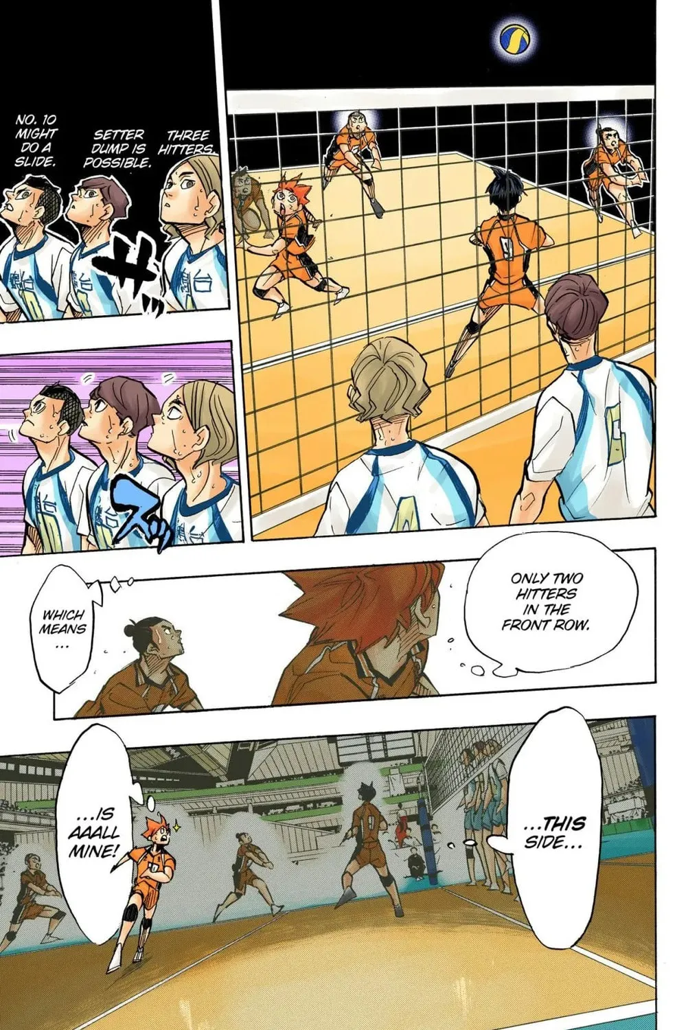 Read Haikyu!! (Official Colored) (Colored) chapter 361 image 6 on Lezhin