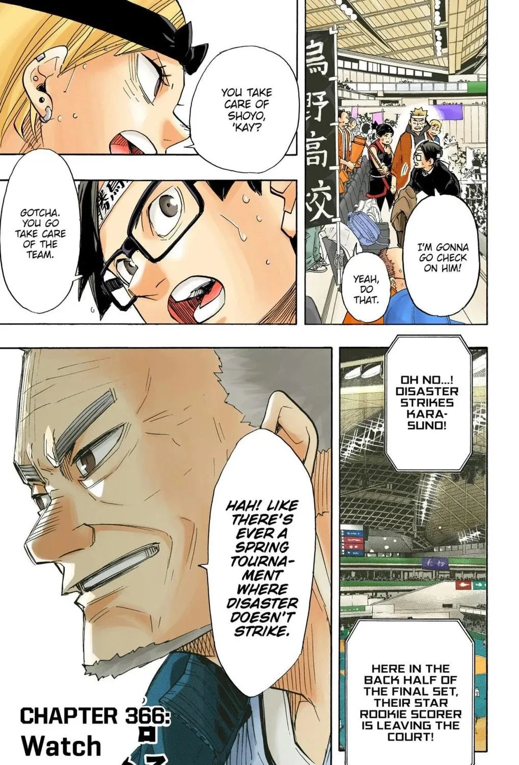 Read Haikyu!! (Official Colored) (Colored) chapter 366 image 10 on Lezhin