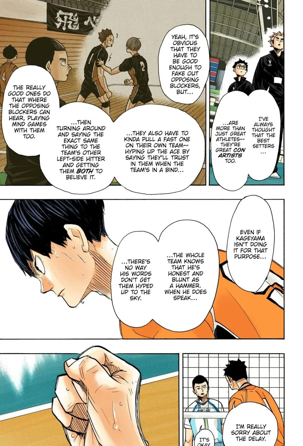 Read Haikyu!! (Official Colored) (Colored) chapter 366 image 14 on Lezhin