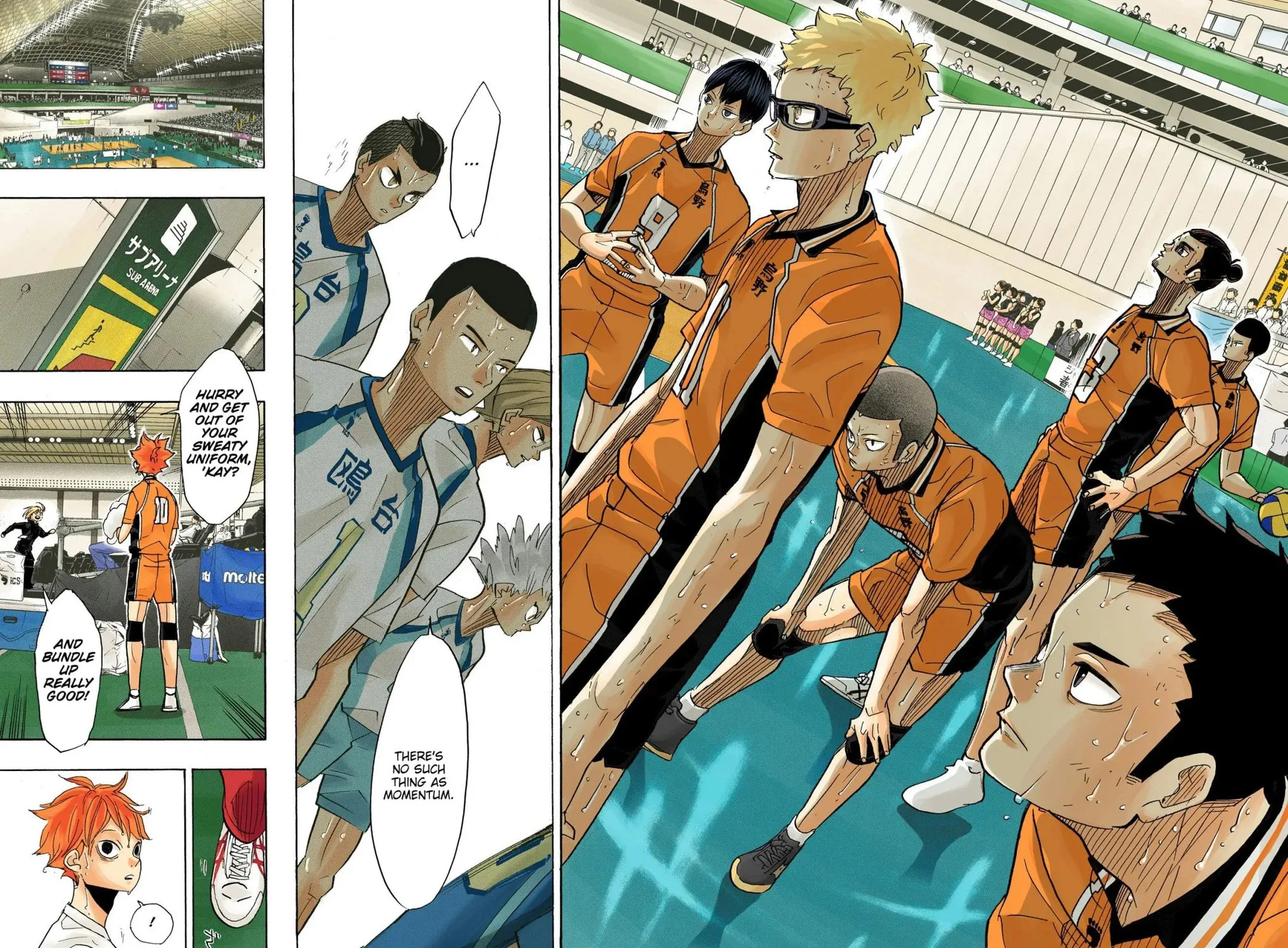 Read Haikyu!! (Official Colored) (Colored) chapter 366 image 18 on Lezhin