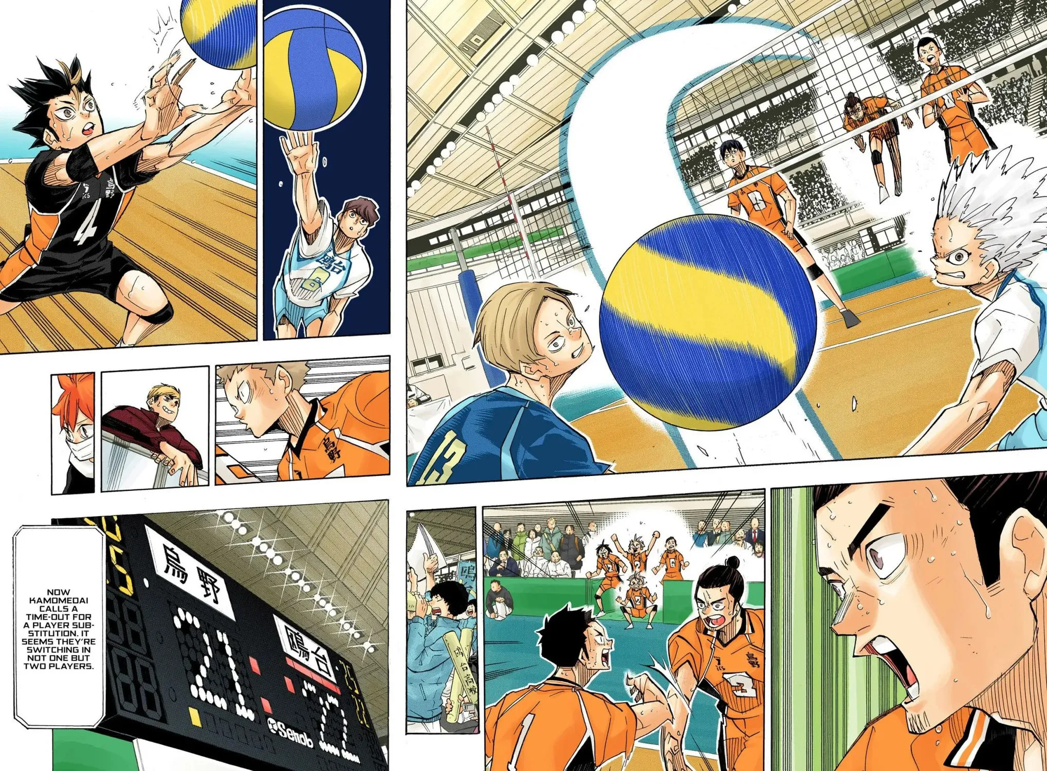Read Haikyu!! (Official Colored) (Colored) chapter 366 image 28 on Lezhin