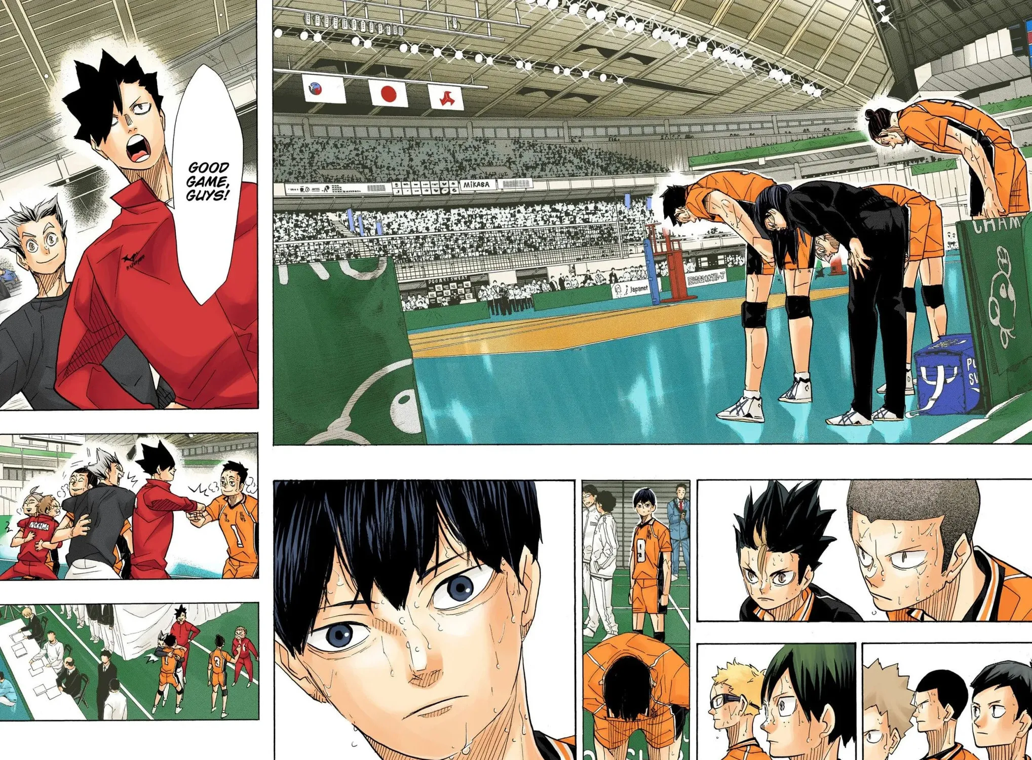 Read Haikyu!! (Official Colored) (Colored) chapter 368 image 12 on Lezhin