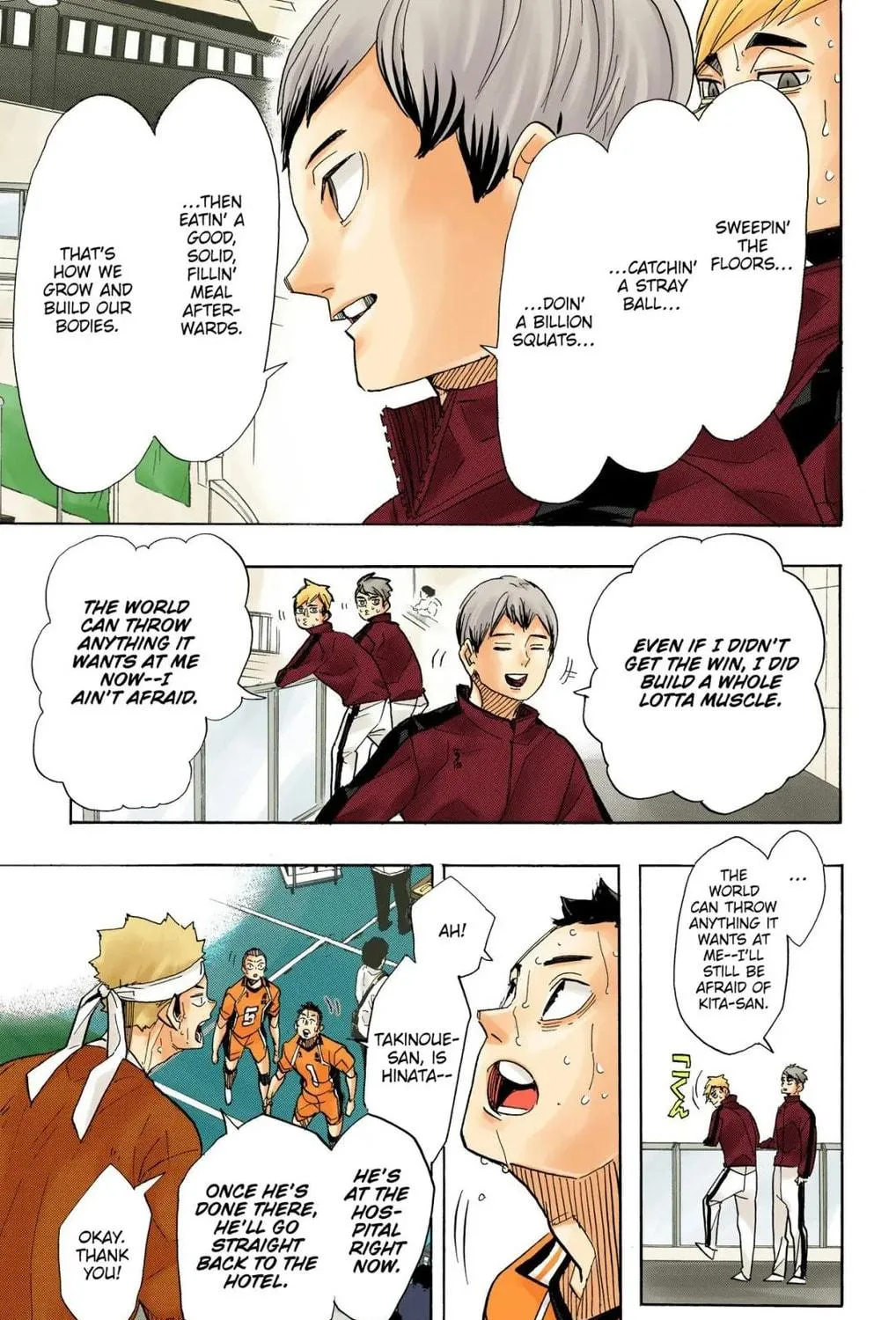 Read Haikyu!! (Official Colored) (Colored) chapter 368 image 16 on Lezhin
