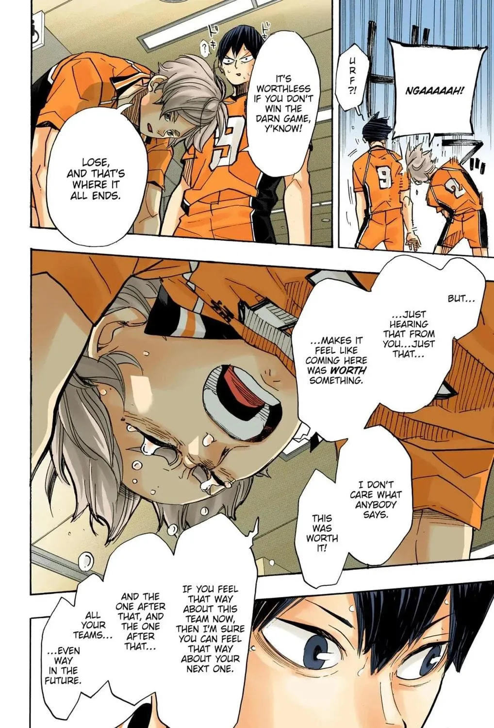 Read Haikyu!! (Official Colored) (Colored) chapter 369 image 10 on Lezhin