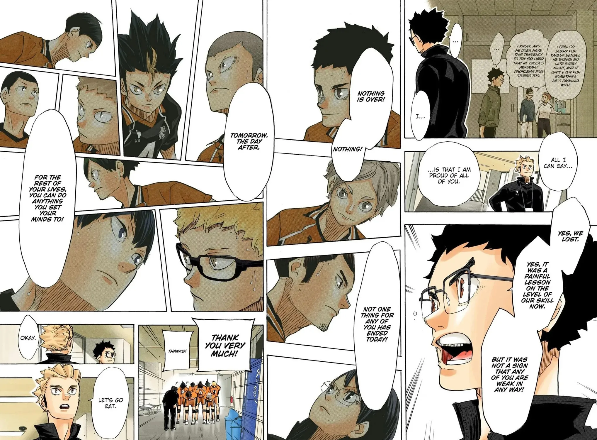 Read Haikyu!! (Official Colored) (Colored) chapter 369 image 14 on Lezhin