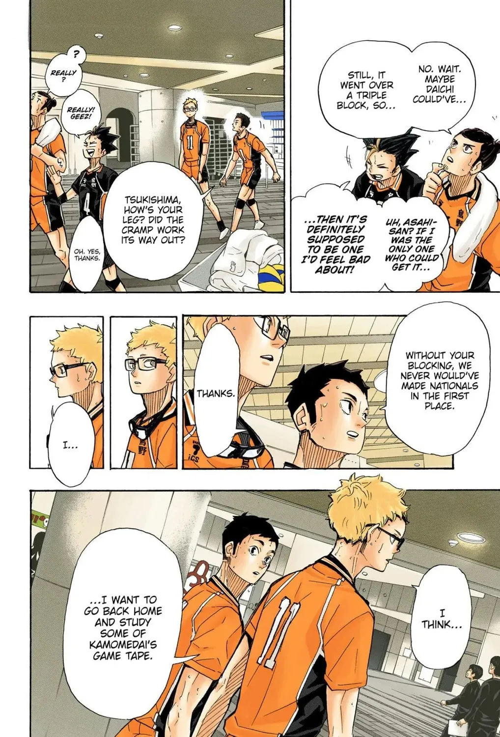 Read Haikyu!! (Official Colored) (Colored) chapter 369 image 2 on Lezhin