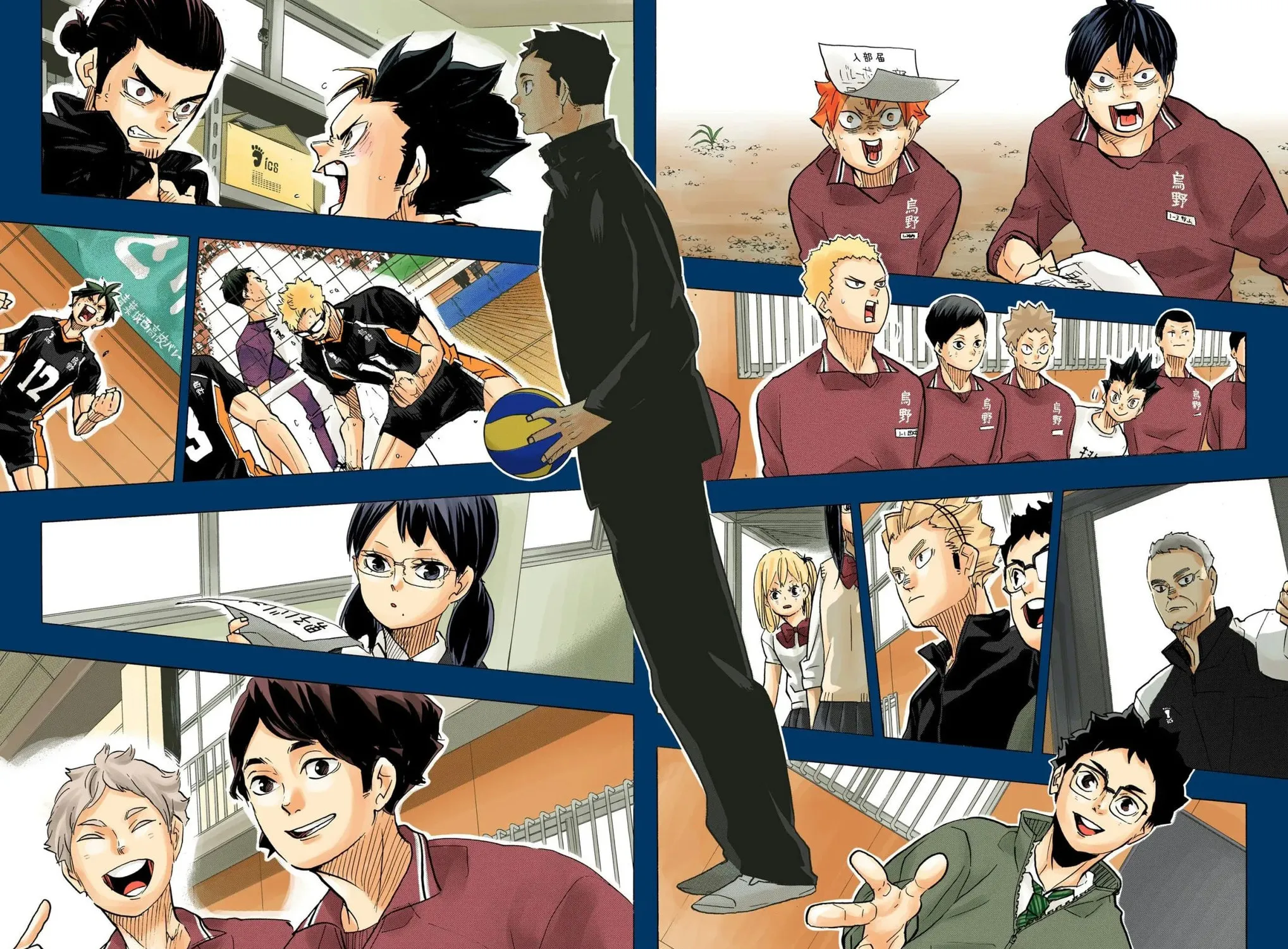 Read Haikyu!! (Official Colored) (Colored) chapter 369 image 28 on Lezhin