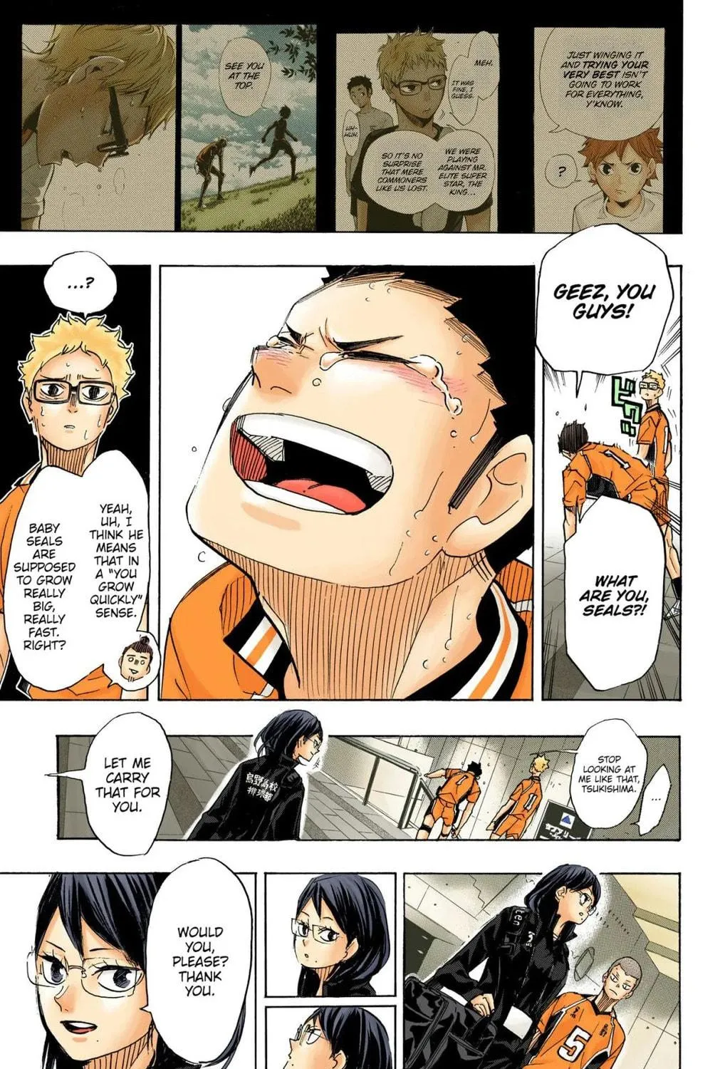 Read Haikyu!! (Official Colored) (Colored) chapter 369 image 4 on Lezhin