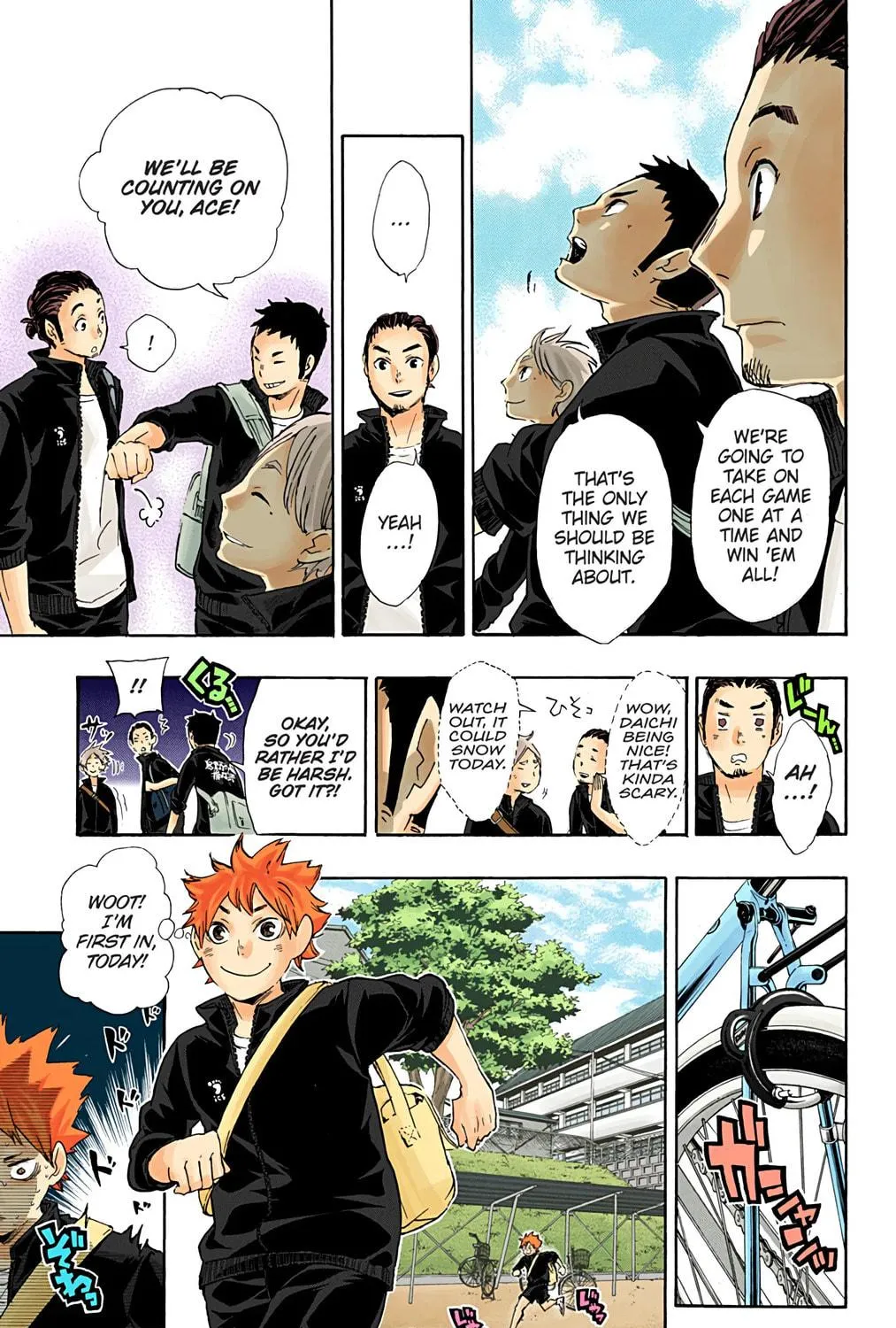 Read Haikyu!! (Official Colored) (Colored) chapter 37 image 4 on Lezhin