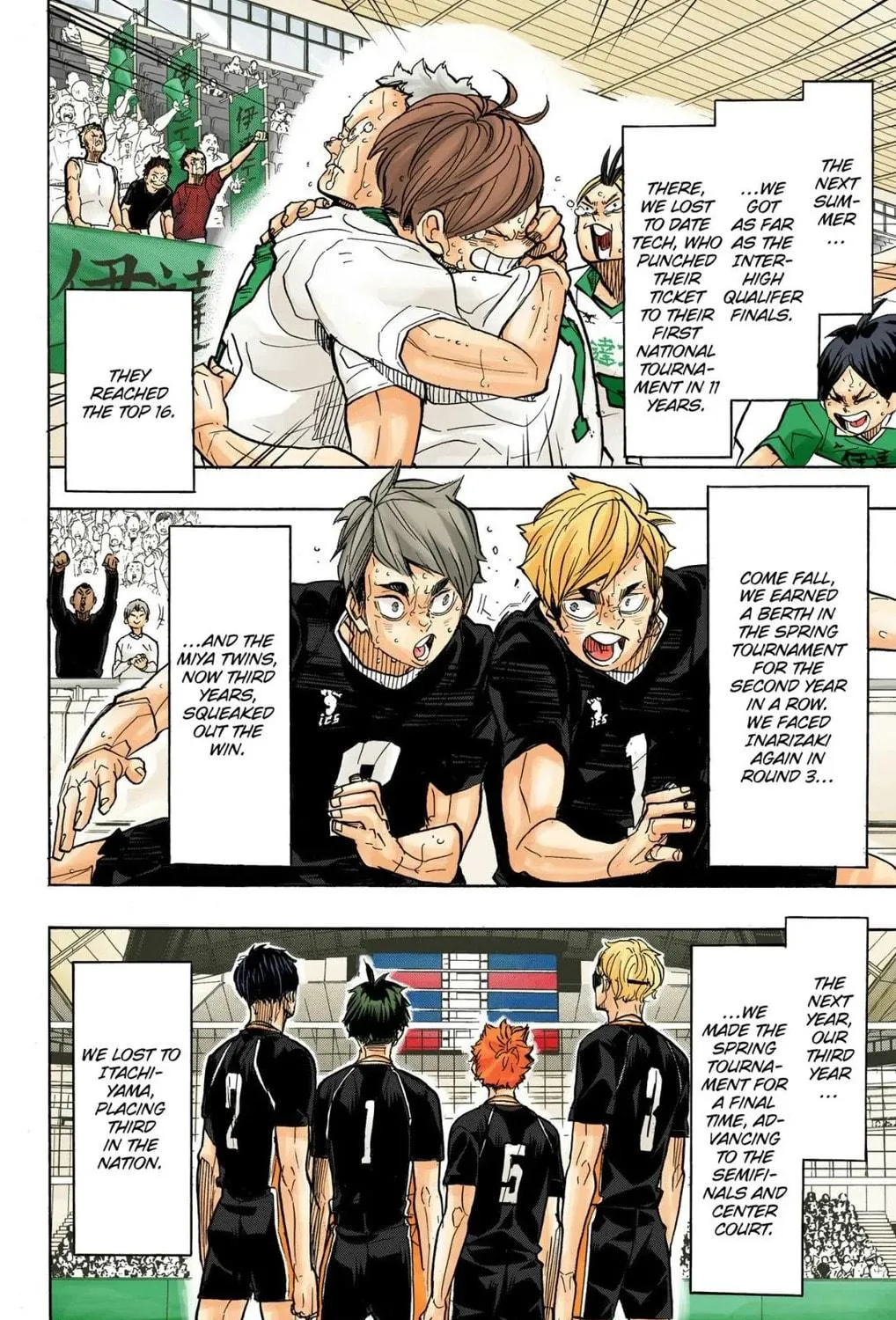 Read Haikyu!! (Official Colored) (Colored) chapter 370 image 4 on Lezhin