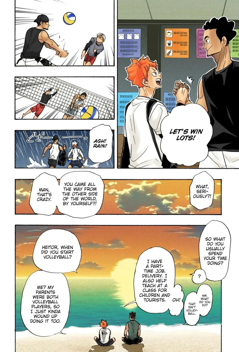 Read Haikyu!! (Official Colored) (Colored) chapter 371 image 6 on Lezhin