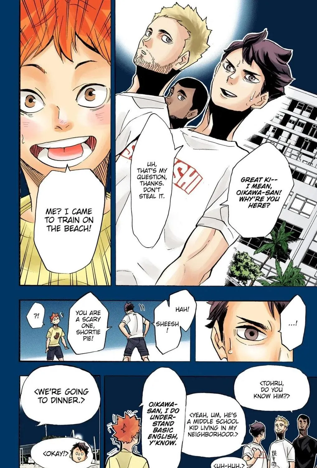 Read Haikyu!! (Official Colored) (Colored) chapter 372 image 10 on Lezhin