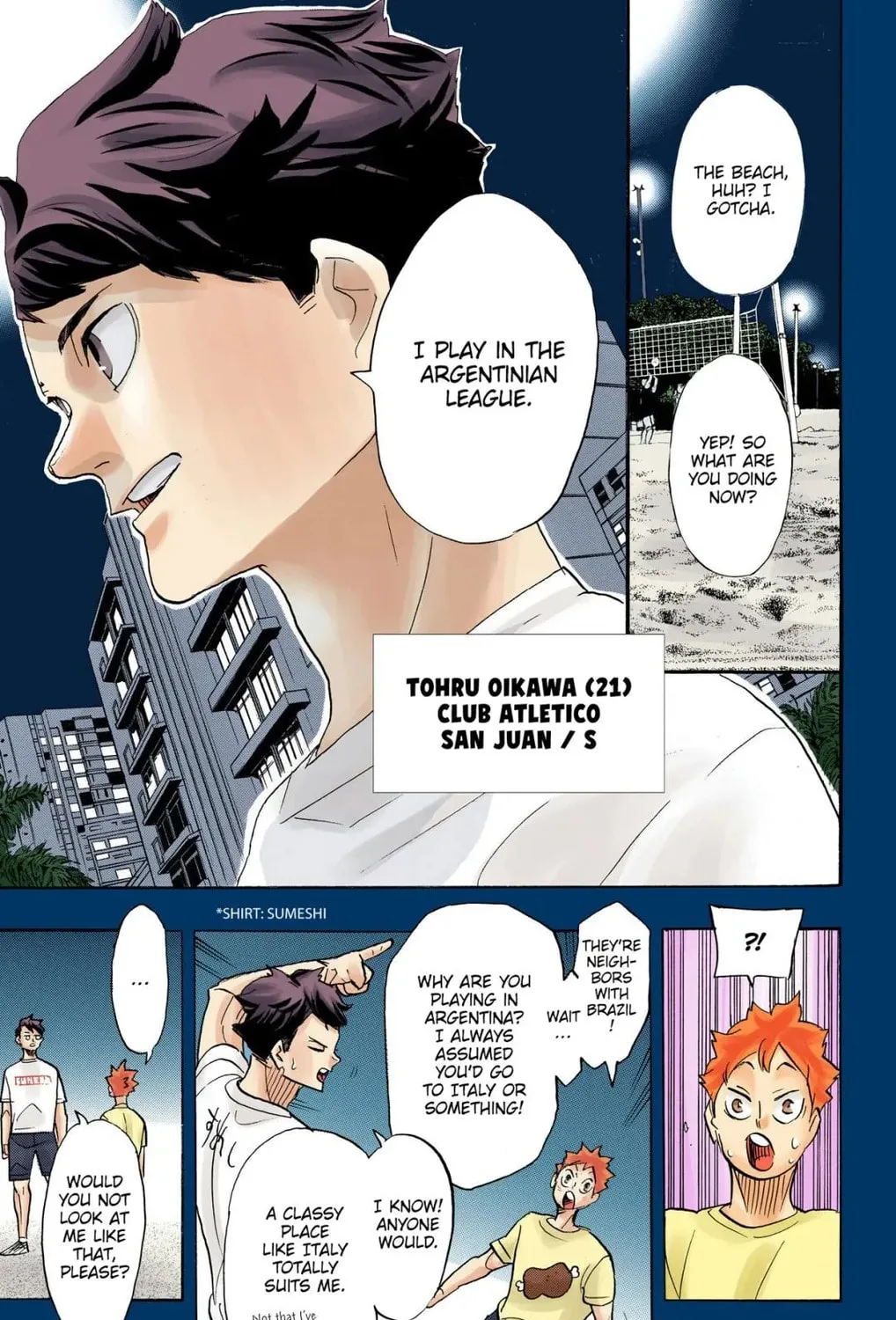 Read Haikyu!! (Official Colored) (Colored) chapter 372 image 12 on Lezhin