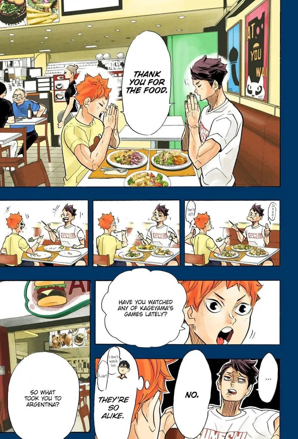 Read Haikyu!! (Official Colored) (Colored) chapter 372 image 16 on Lezhin