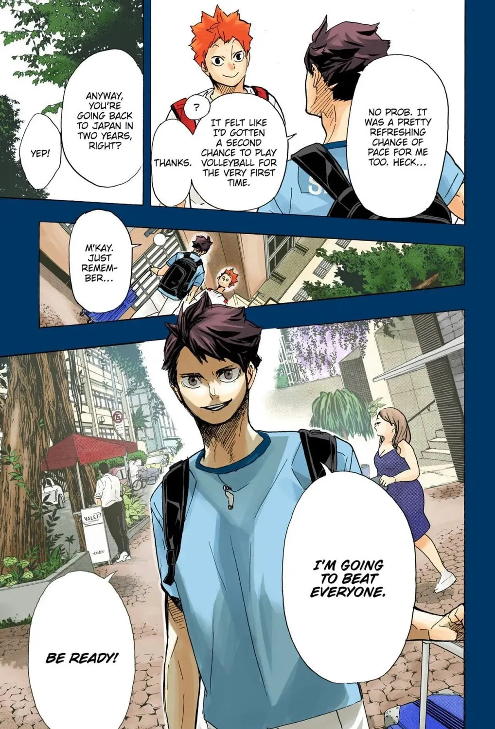 Read Haikyu!! (Official Colored) (Colored) chapter 374 image 18 on Lezhin