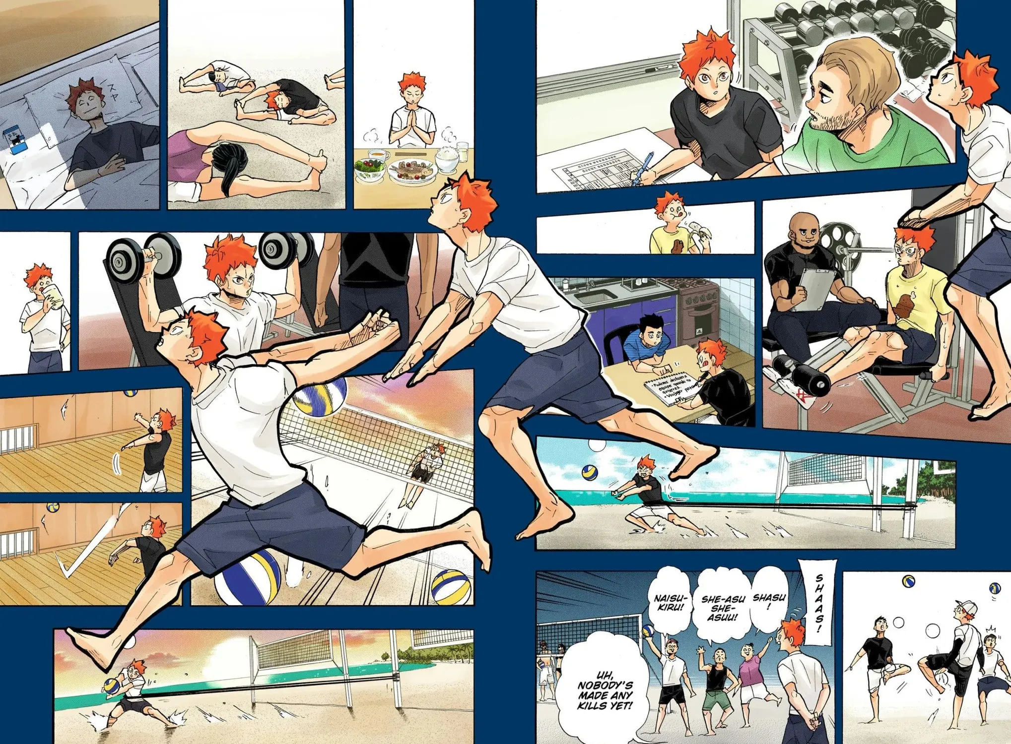 Read Haikyu!! (Official Colored) (Colored) chapter 374 image 22 on Lezhin