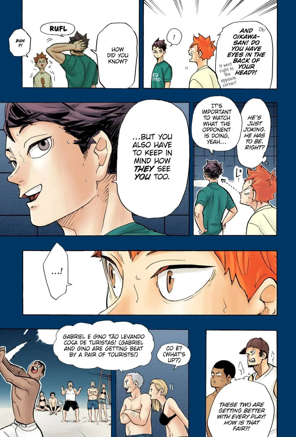 Read Haikyu!! (Official Colored) (Colored) chapter 374 image 8 on Lezhin