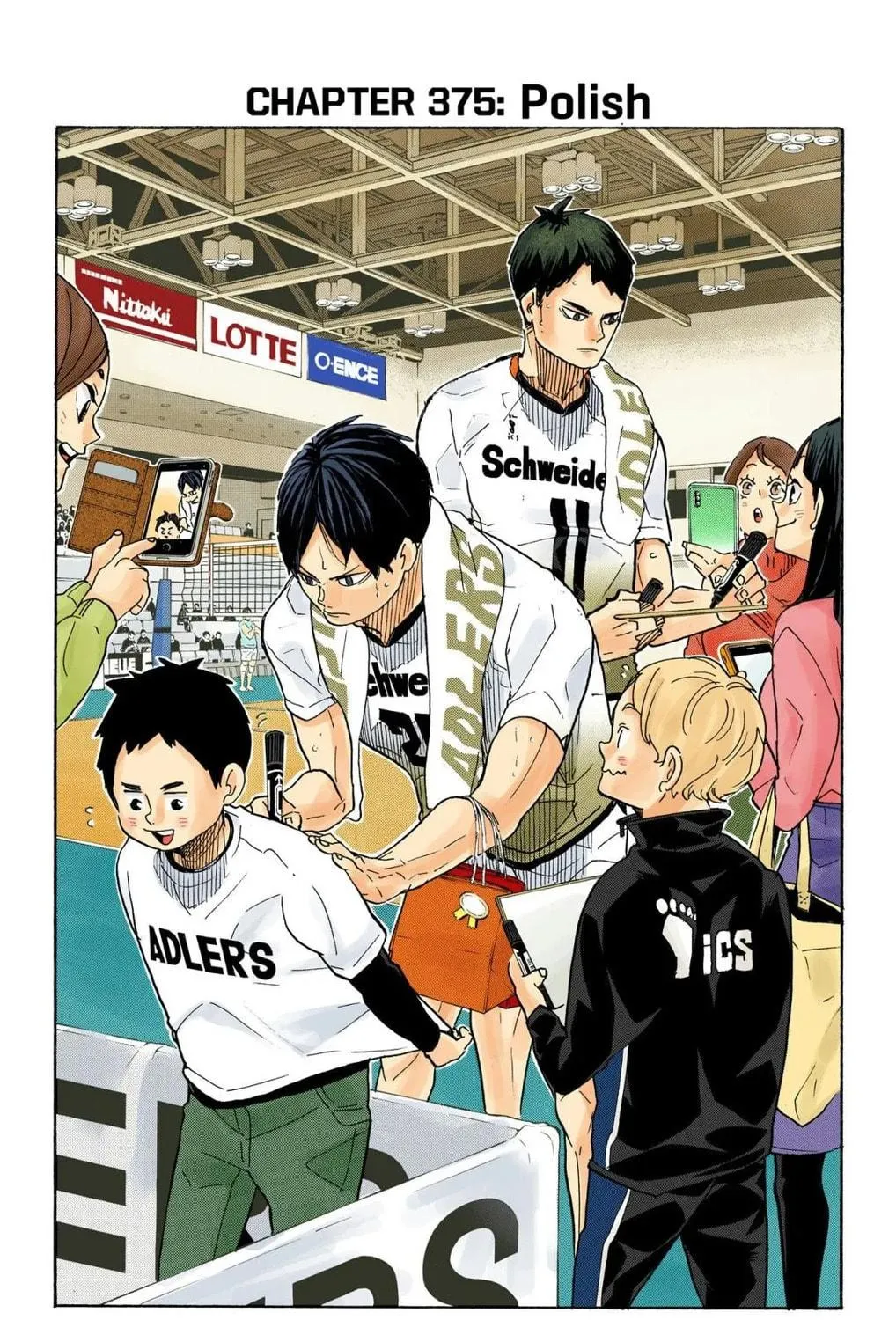 Read Haikyu!! (Official Colored) (Colored) chapter 375 image 10 on Lezhin