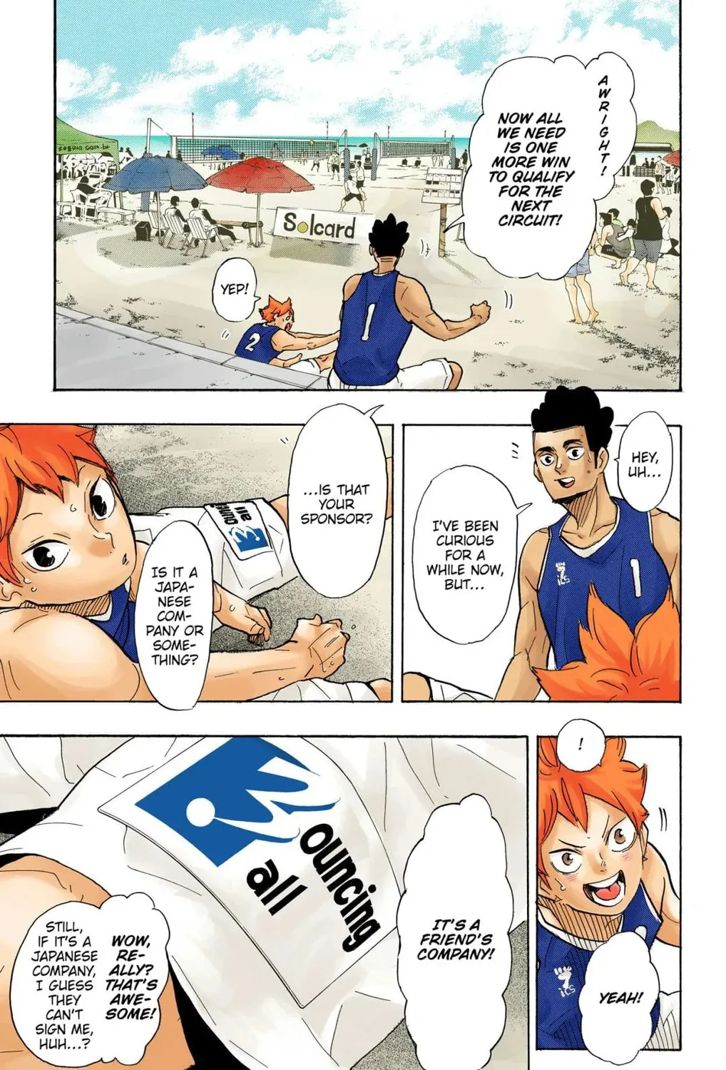 Read Haikyu!! (Official Colored) (Colored) chapter 375 image 14 on Lezhin