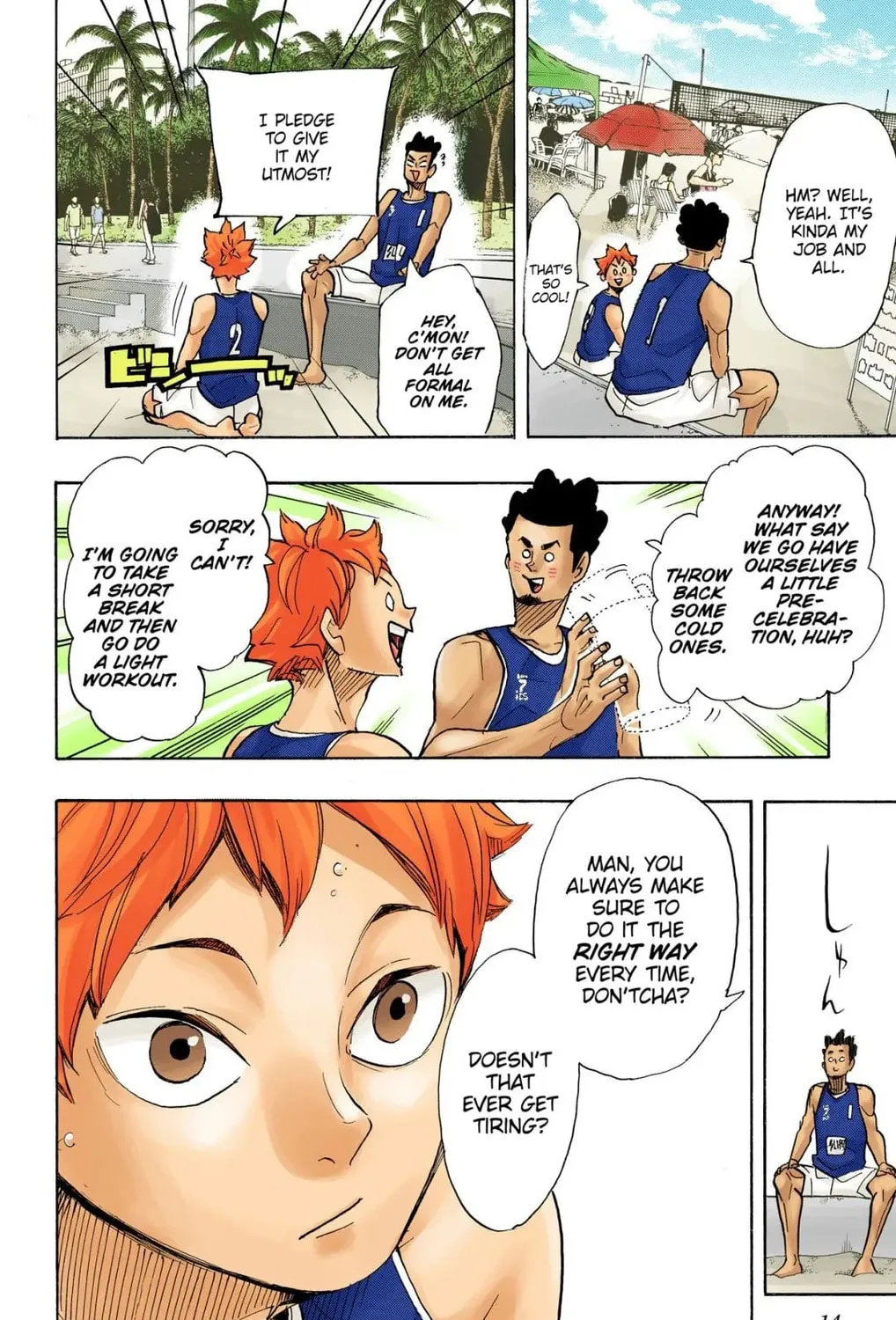 Read Haikyu!! (Official Colored) (Colored) chapter 375 image 24 on Lezhin