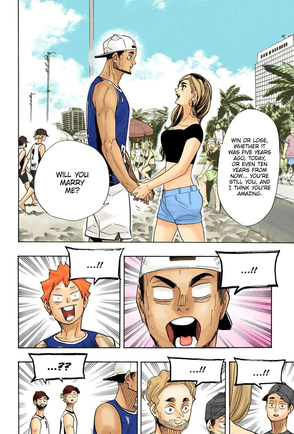 Read Haikyu!! (Official Colored) (Colored) chapter 377 image 14 on Lezhin