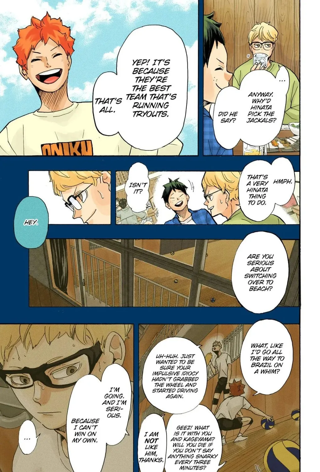 Read Haikyu!! (Official Colored) (Colored) chapter 378 image 24 on Lezhin