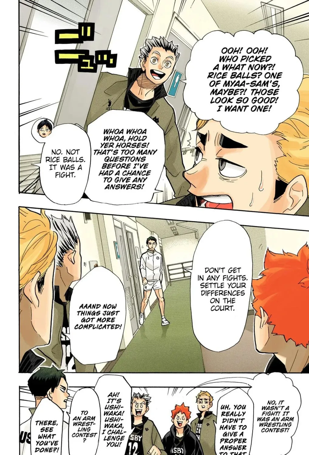 Read Haikyu!! (Official Colored) (Colored) chapter 379 image 6 on Lezhin