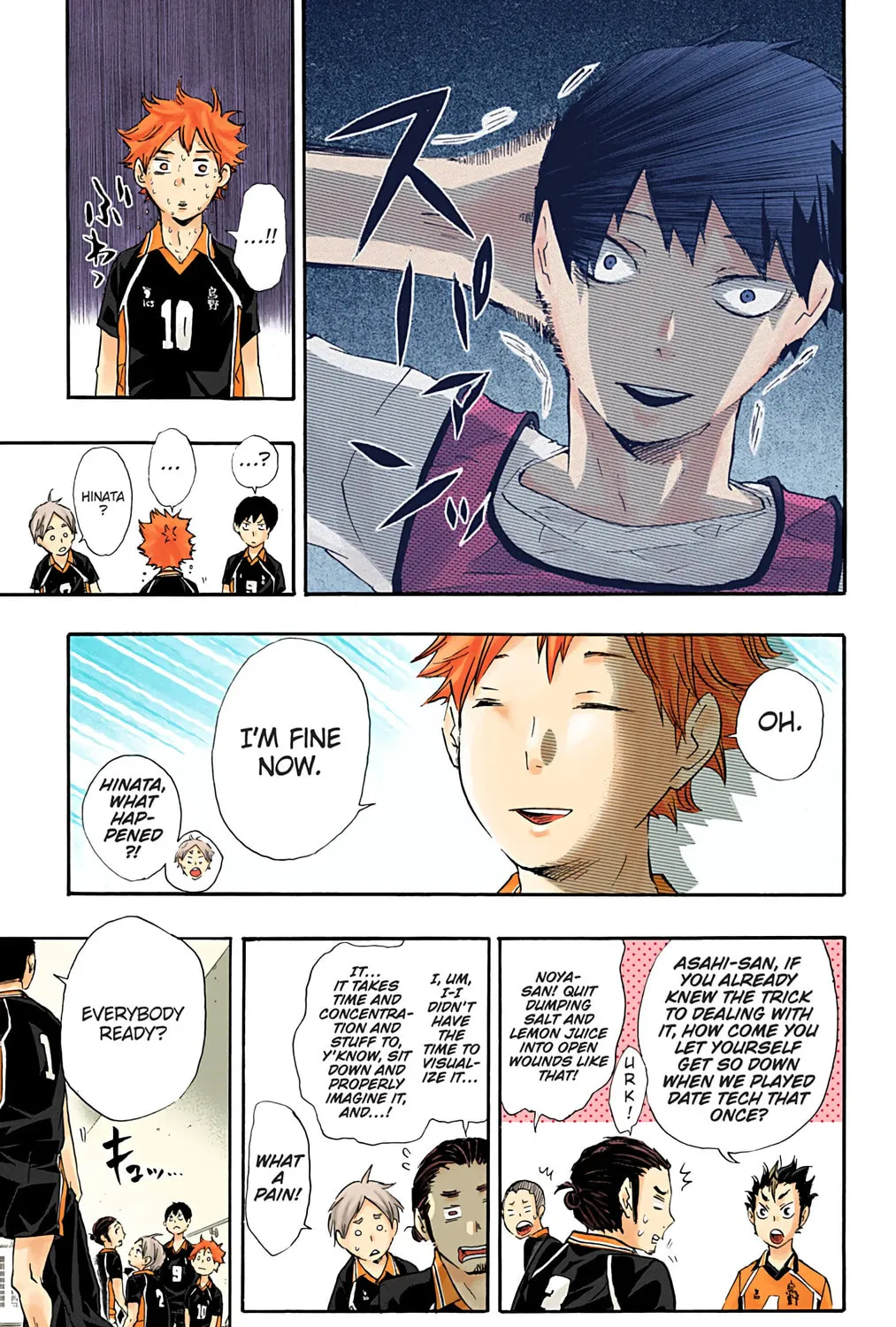 Read Haikyu!! (Official Colored) (Colored) chapter 38 image 12 on Lezhin